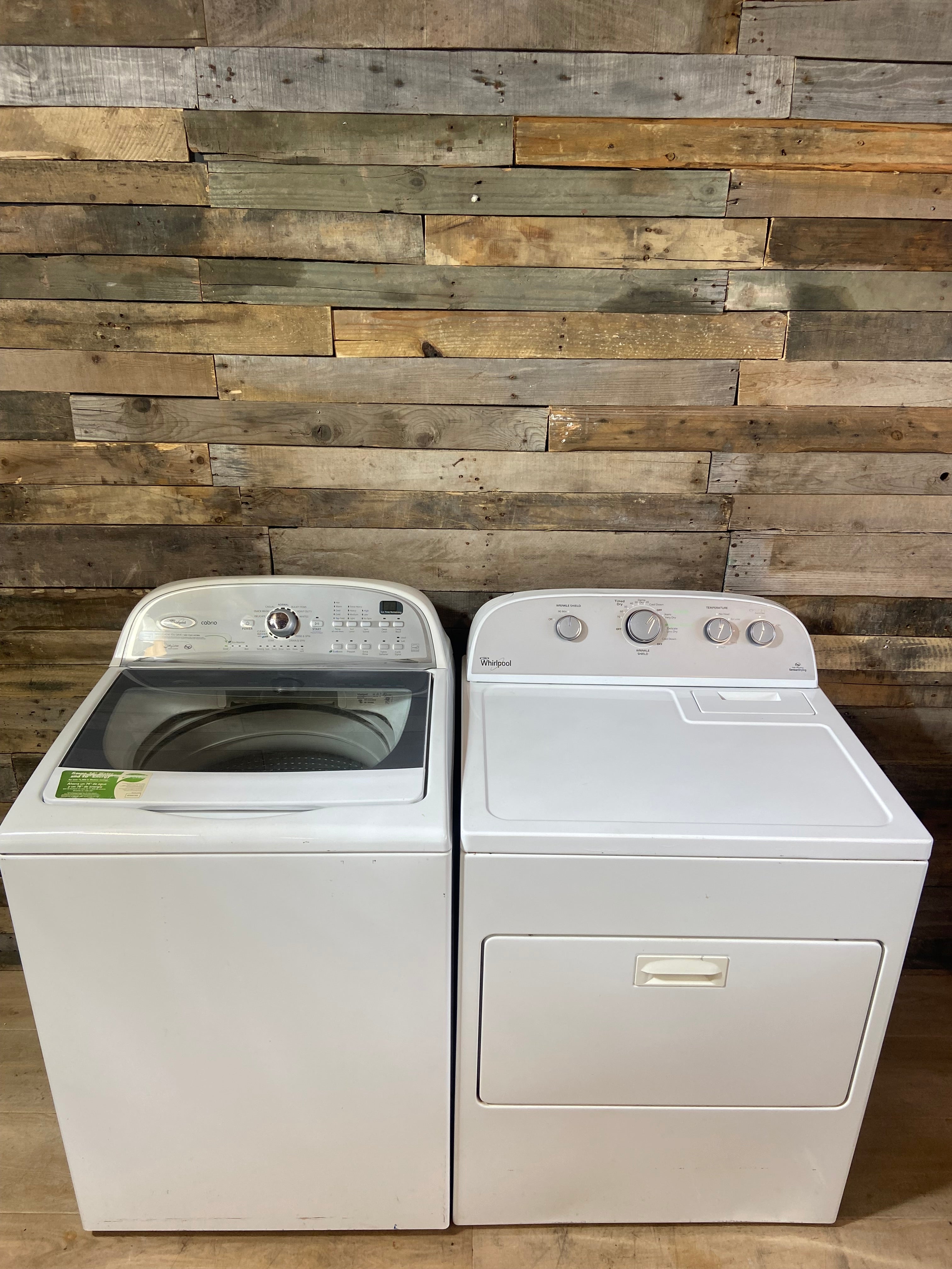 Whirlpool Top Load Glass Top Washer Mismatch Set