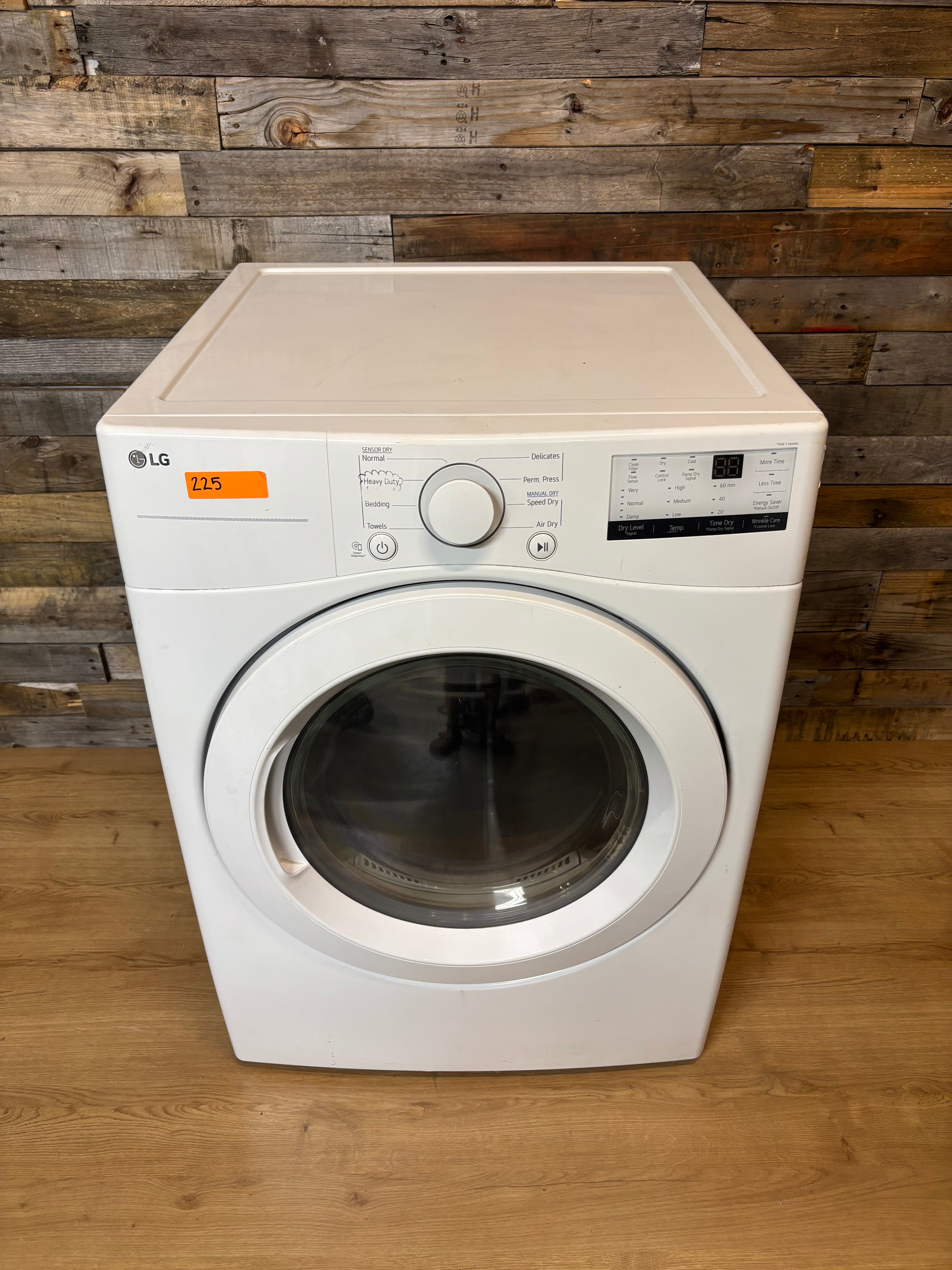 White LG Front Load Style dryer