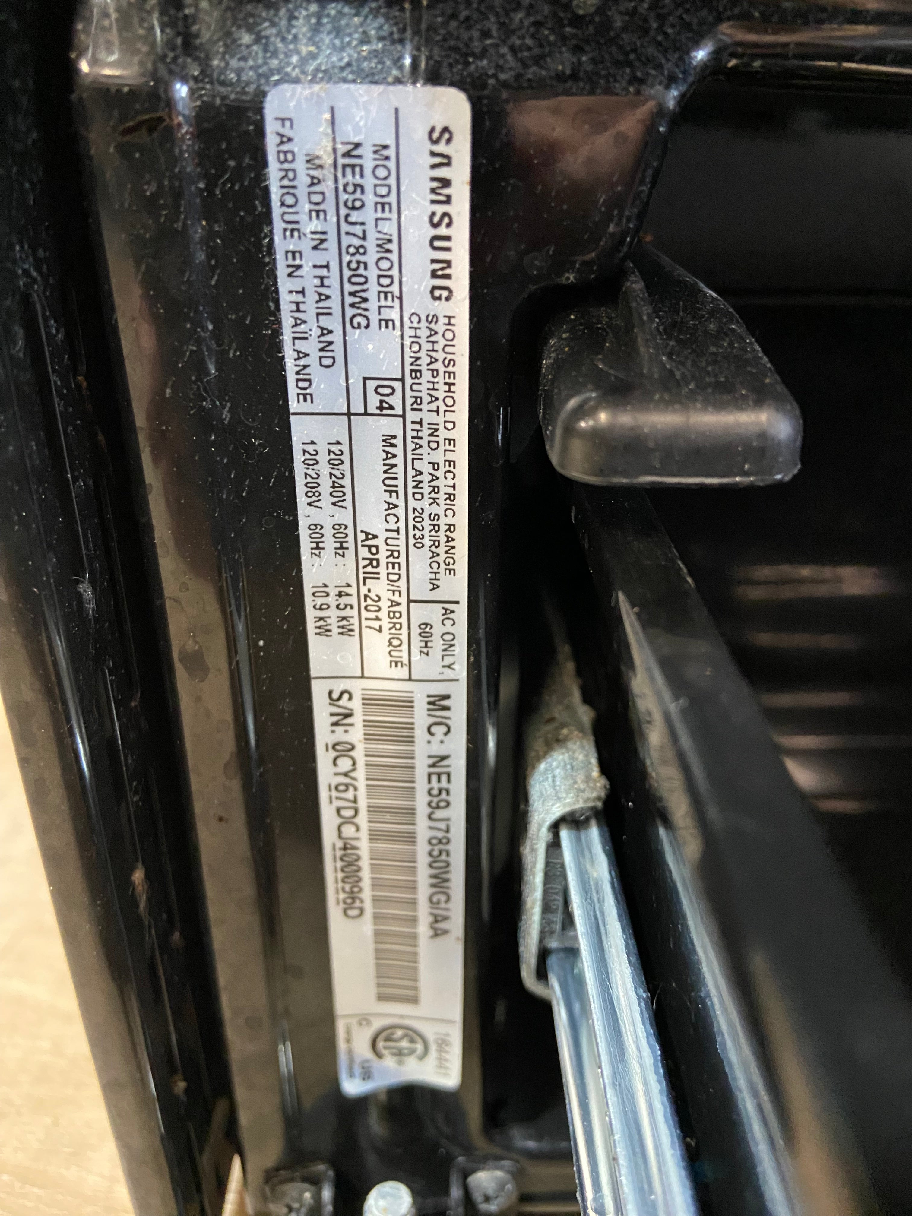 Samsung Black Stainless Double Oven
