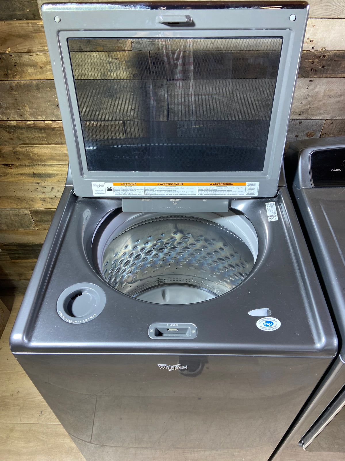 Whirlpool Cabrio Extra Large Capacity Silver Washer & Dryer Set