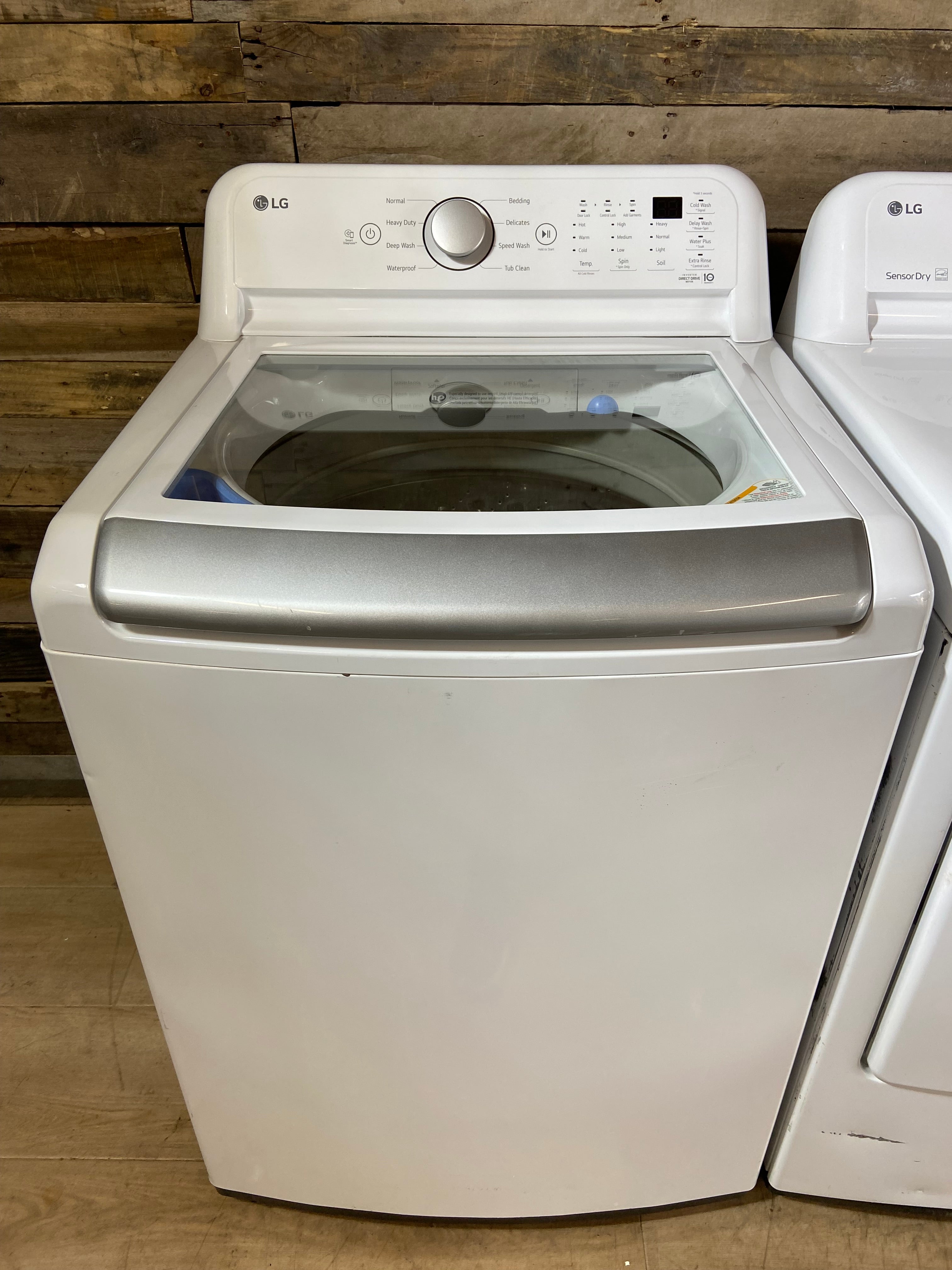 LG Top Load Large Capacity Washer & Dryer Set