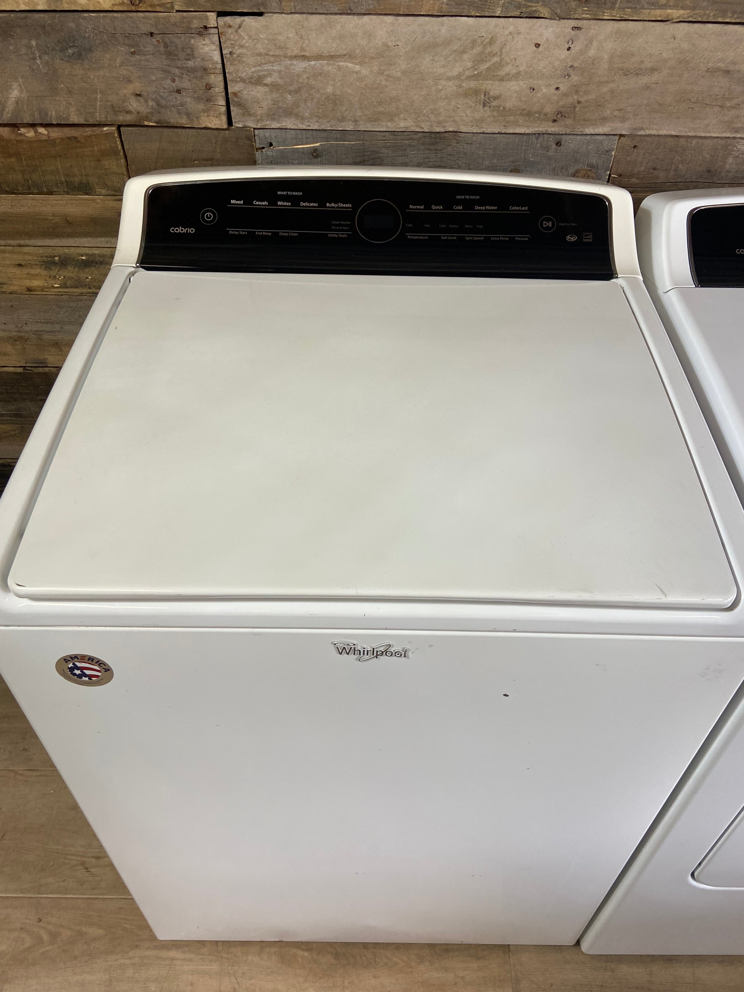 Whirlpool Cabrio Top Load Set