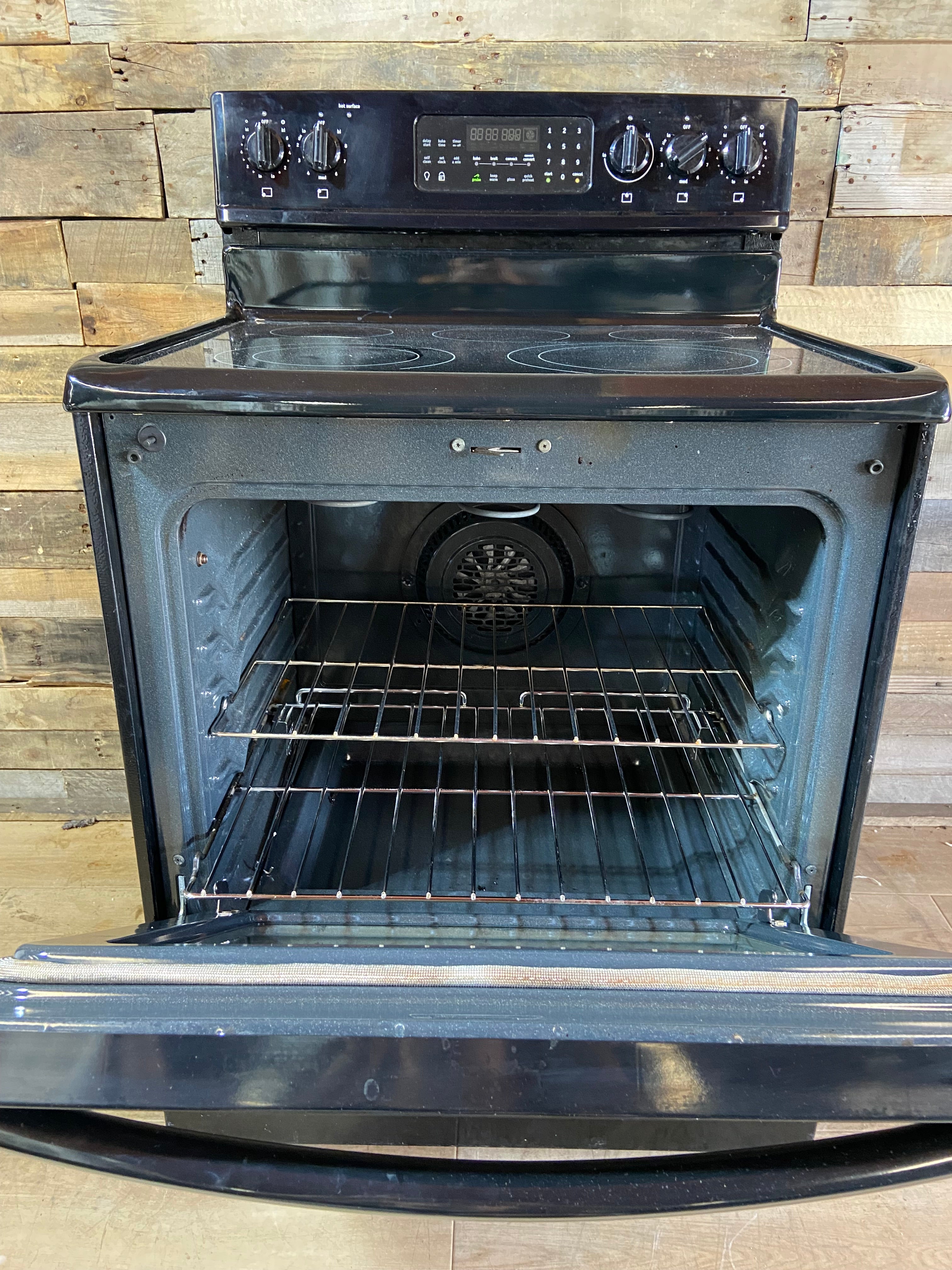 Frigidaire Black 5 Burner Range With Convection