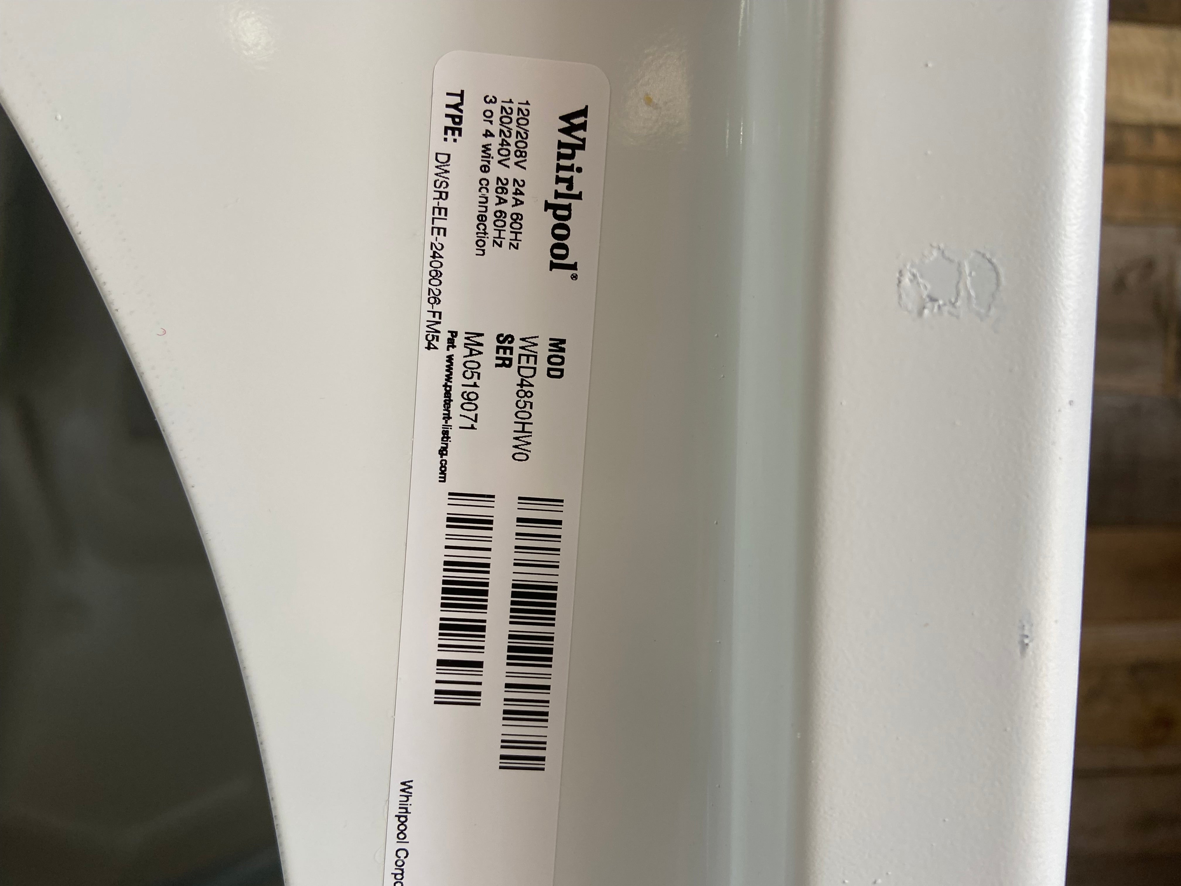 Whirlpool Top Load Stainless Steel Drum Washer Dryer Set