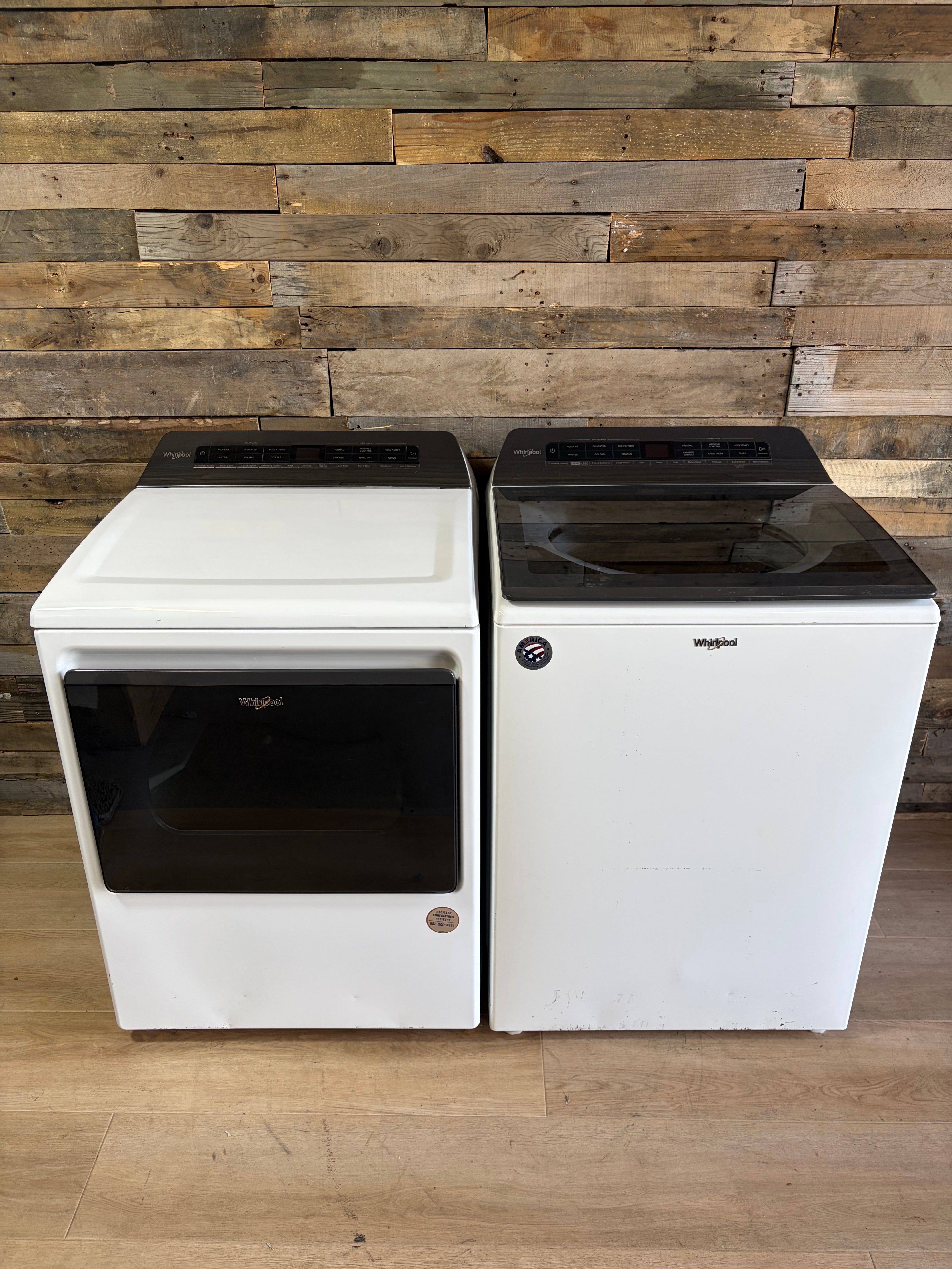 Whirlpool Glass Door Load N Go Top Load Set