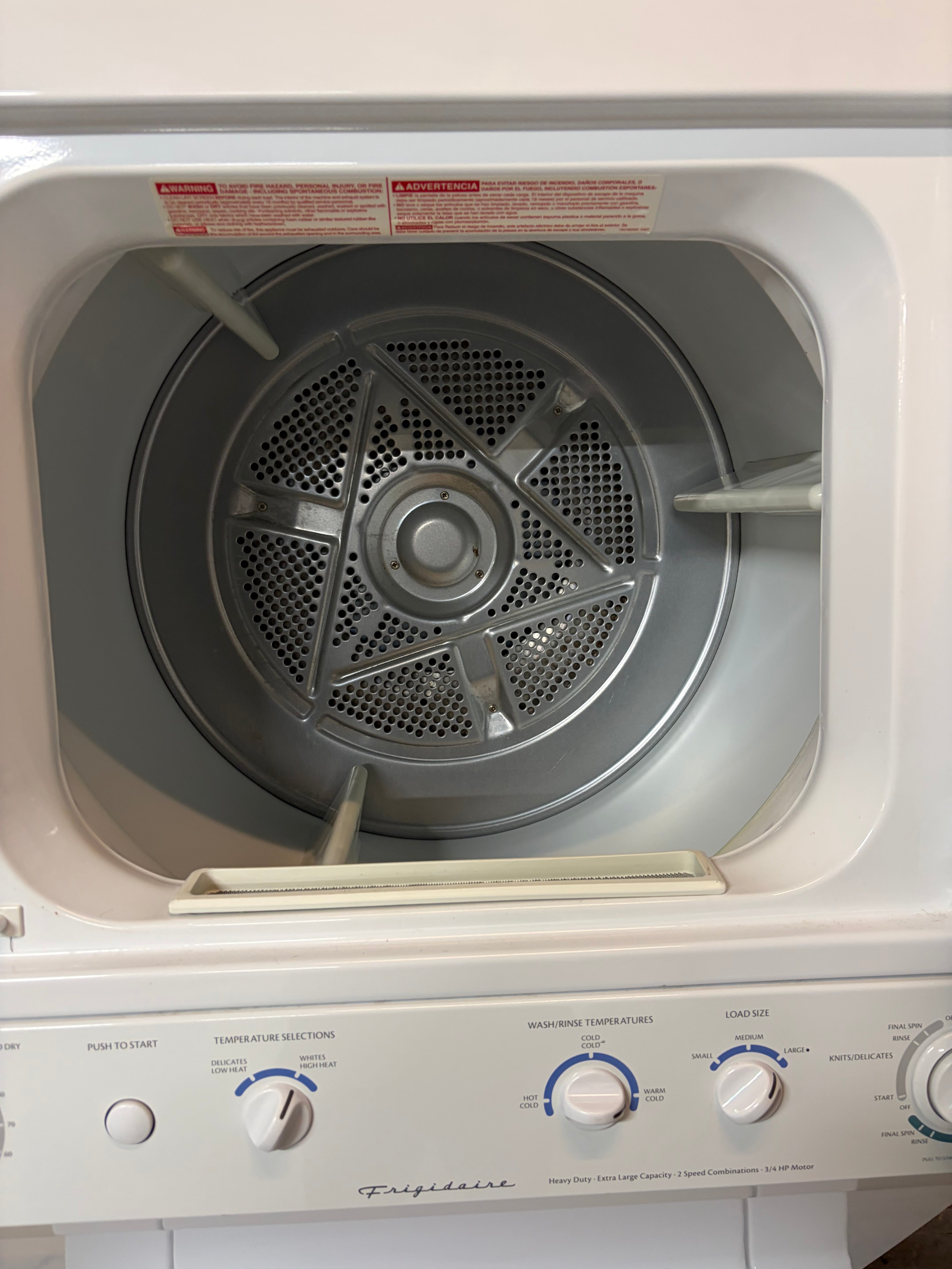 Frigidaire 27in 240v Stackable