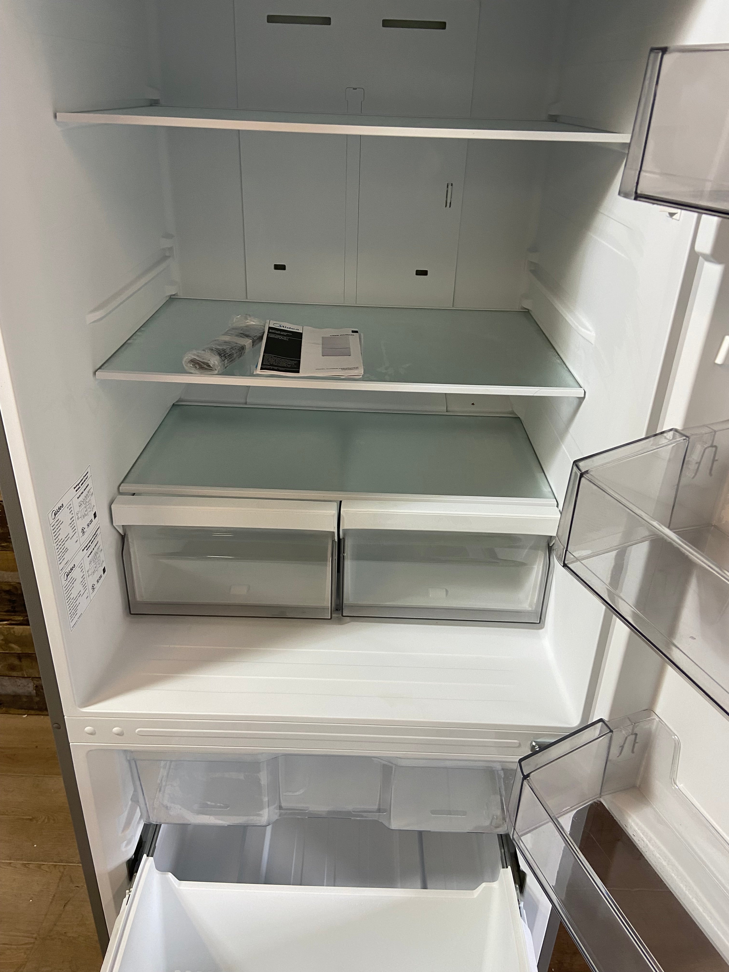 Midea 18.7 Cu. Ft. Top Freezer Refrigerator – Stainless Steel