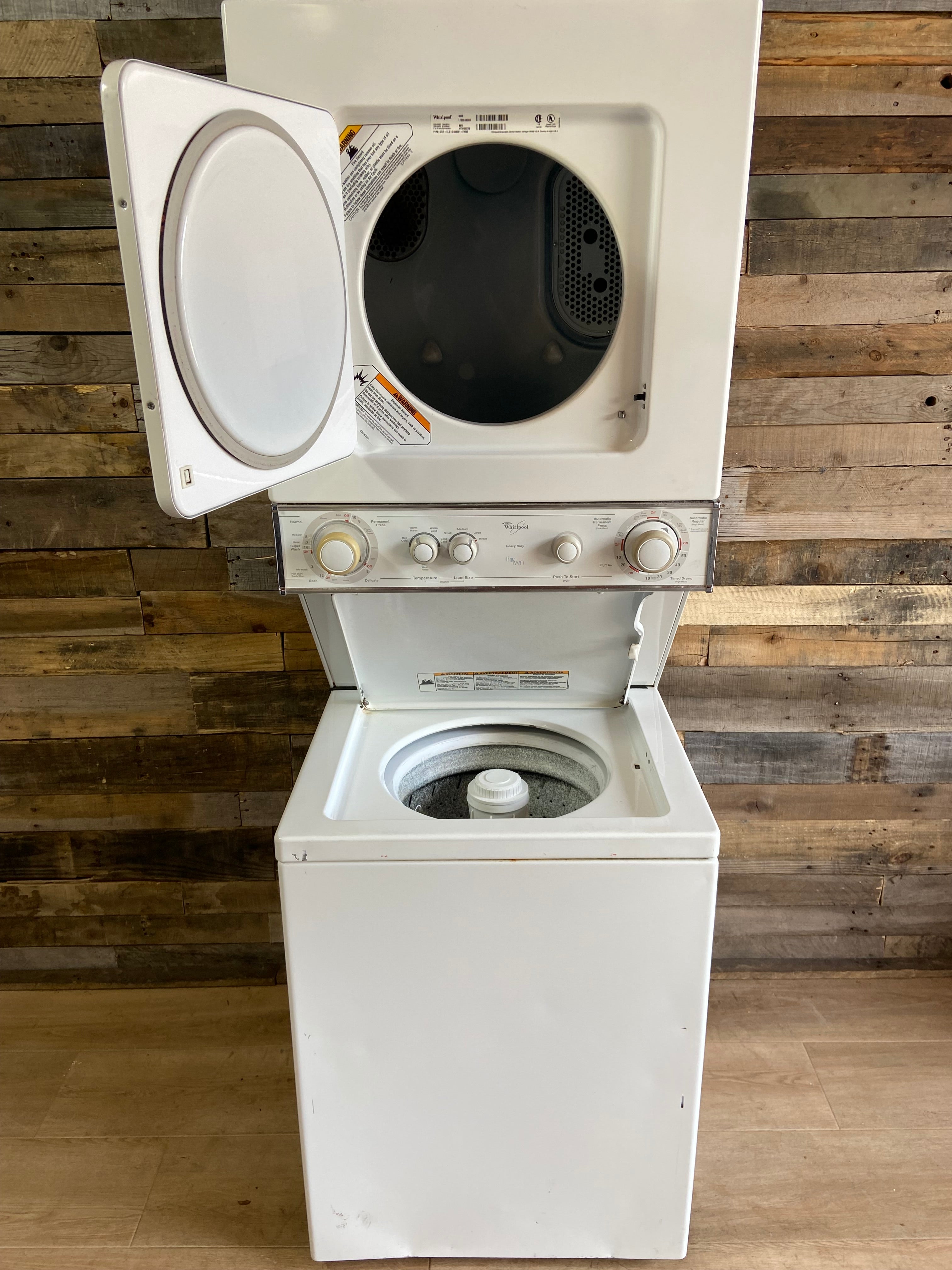 Whirlpool Thin Twin 24inch Stackable (240v)