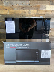 Black and Stainless 1.5 cu. ft. NeoChef™ Countertop Microwave with Smart Inverter and Sensor Cooking