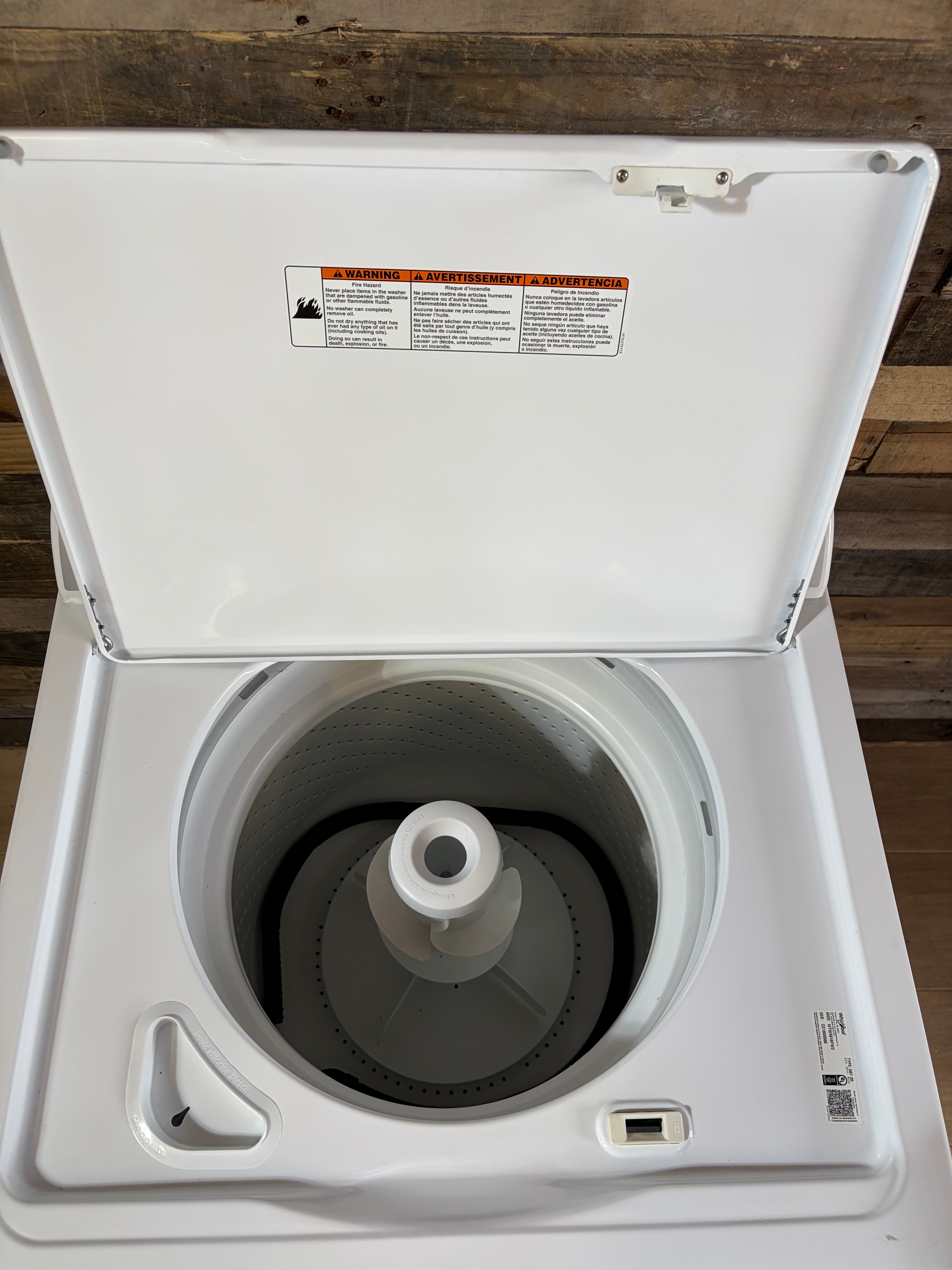 Whirlpool Grey Face Top Load Washer