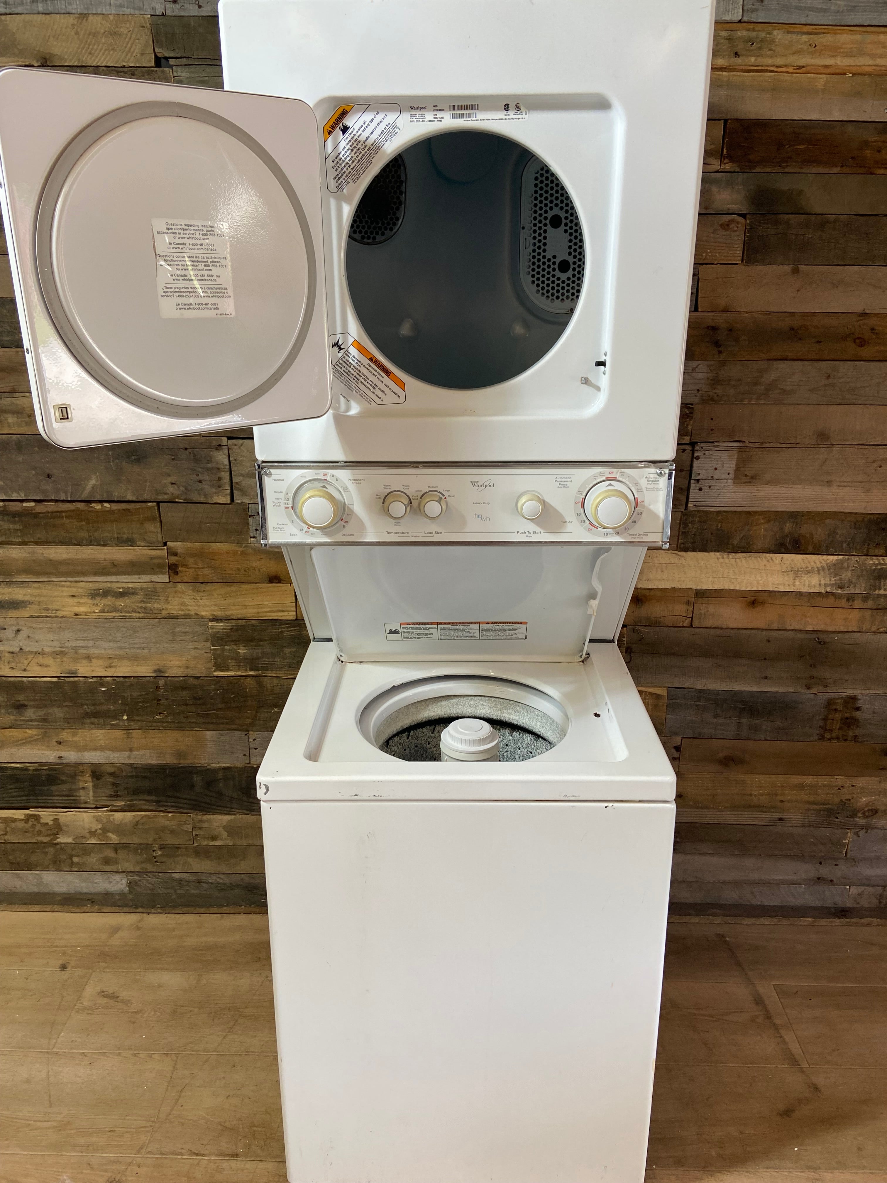 Whirlpool ThinTwin Washer & Dryer Stackable