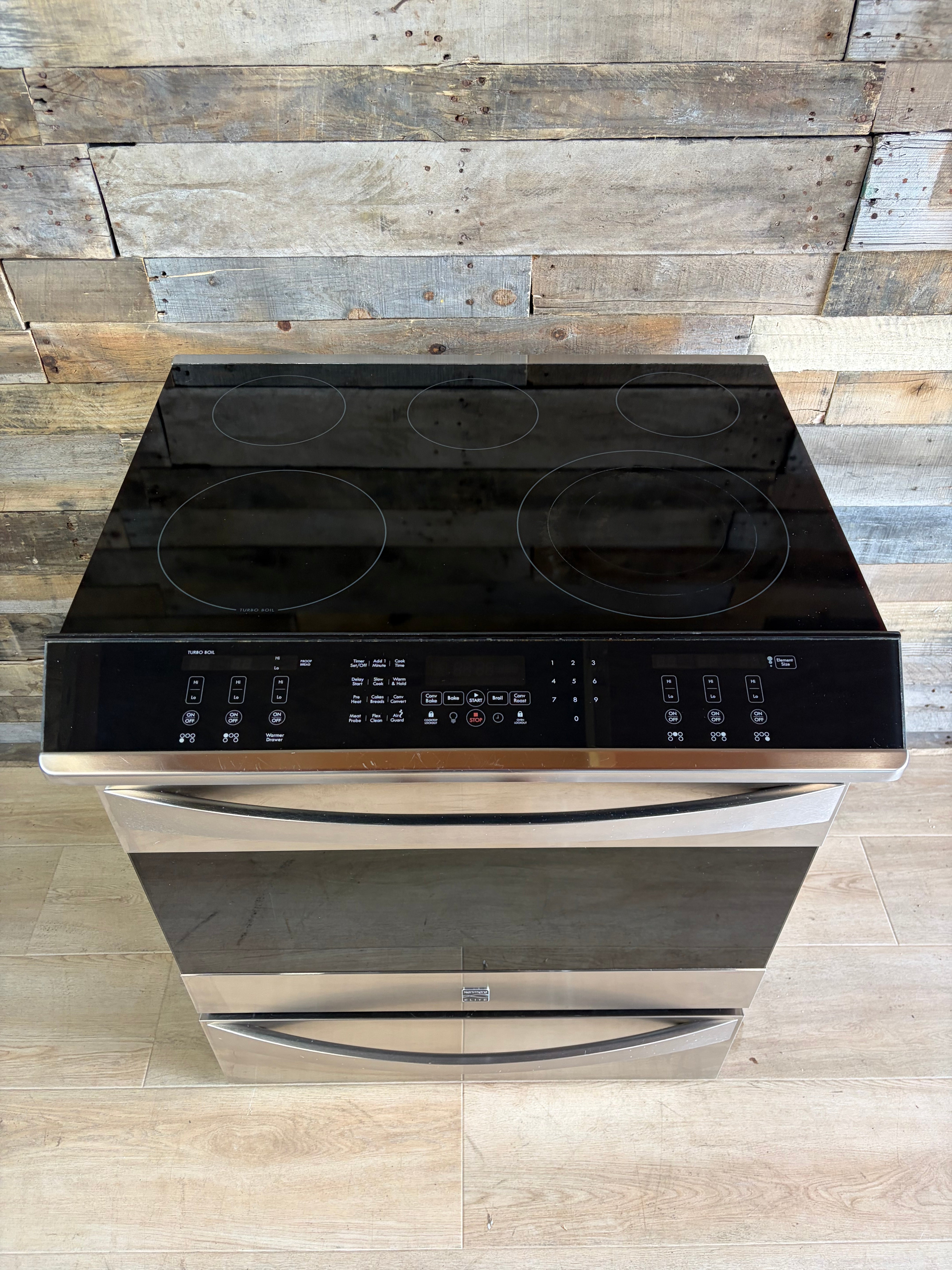 Kenmore Elite Stainless Slide In Convection Range