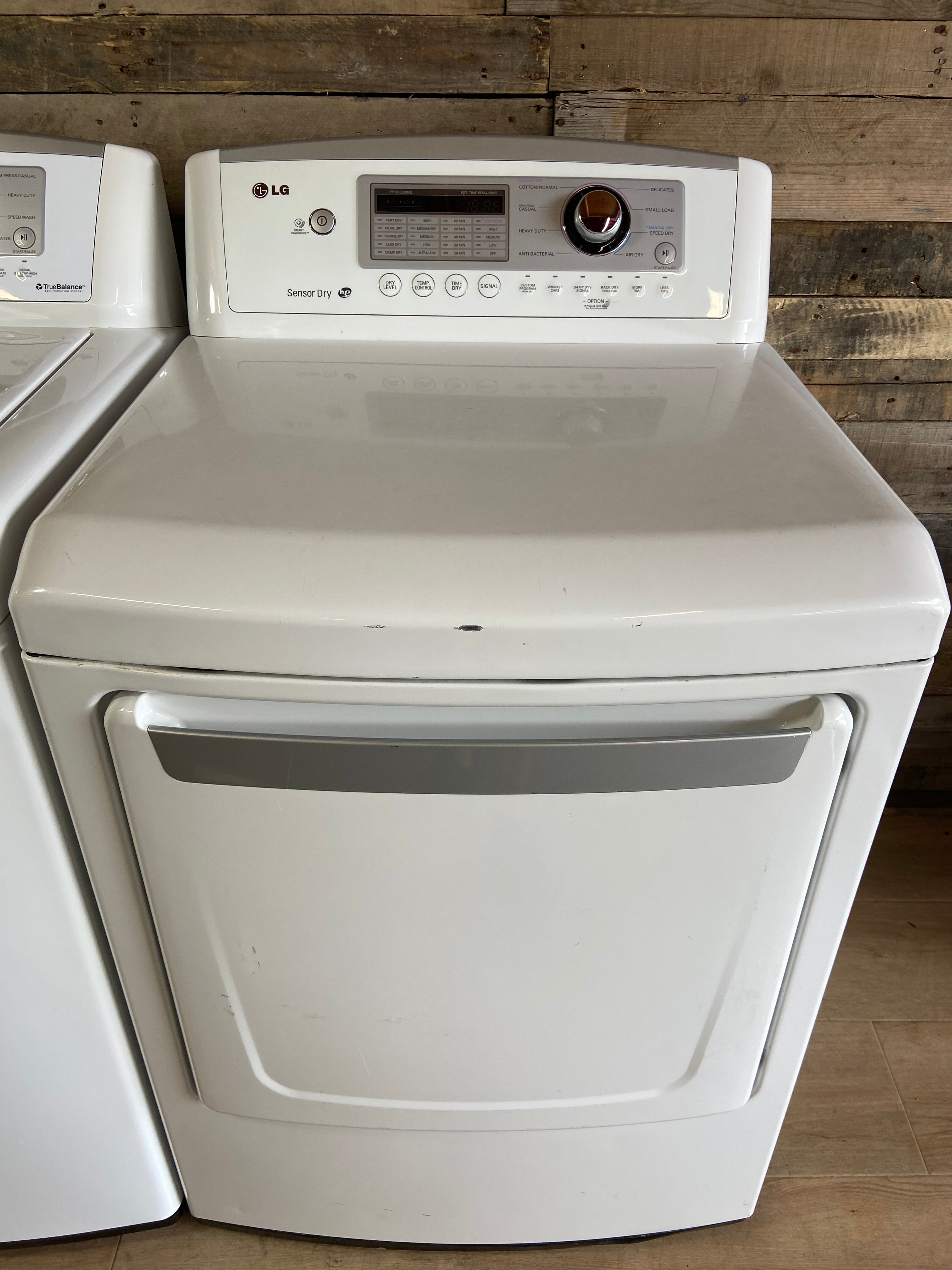 LG Large Capacity Top Load Washer Dryer Set