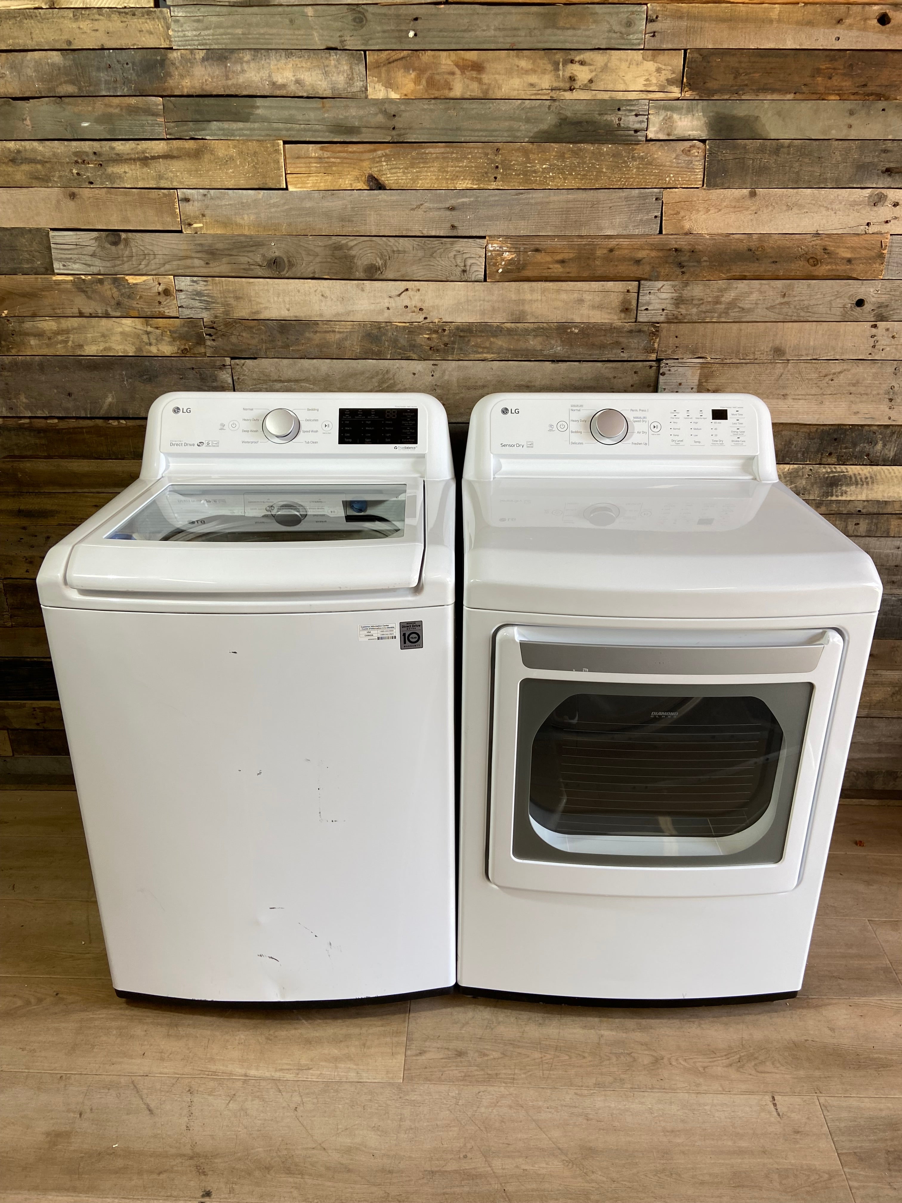 LG Large Capacity Direct Drive Washer & Dryer Set
