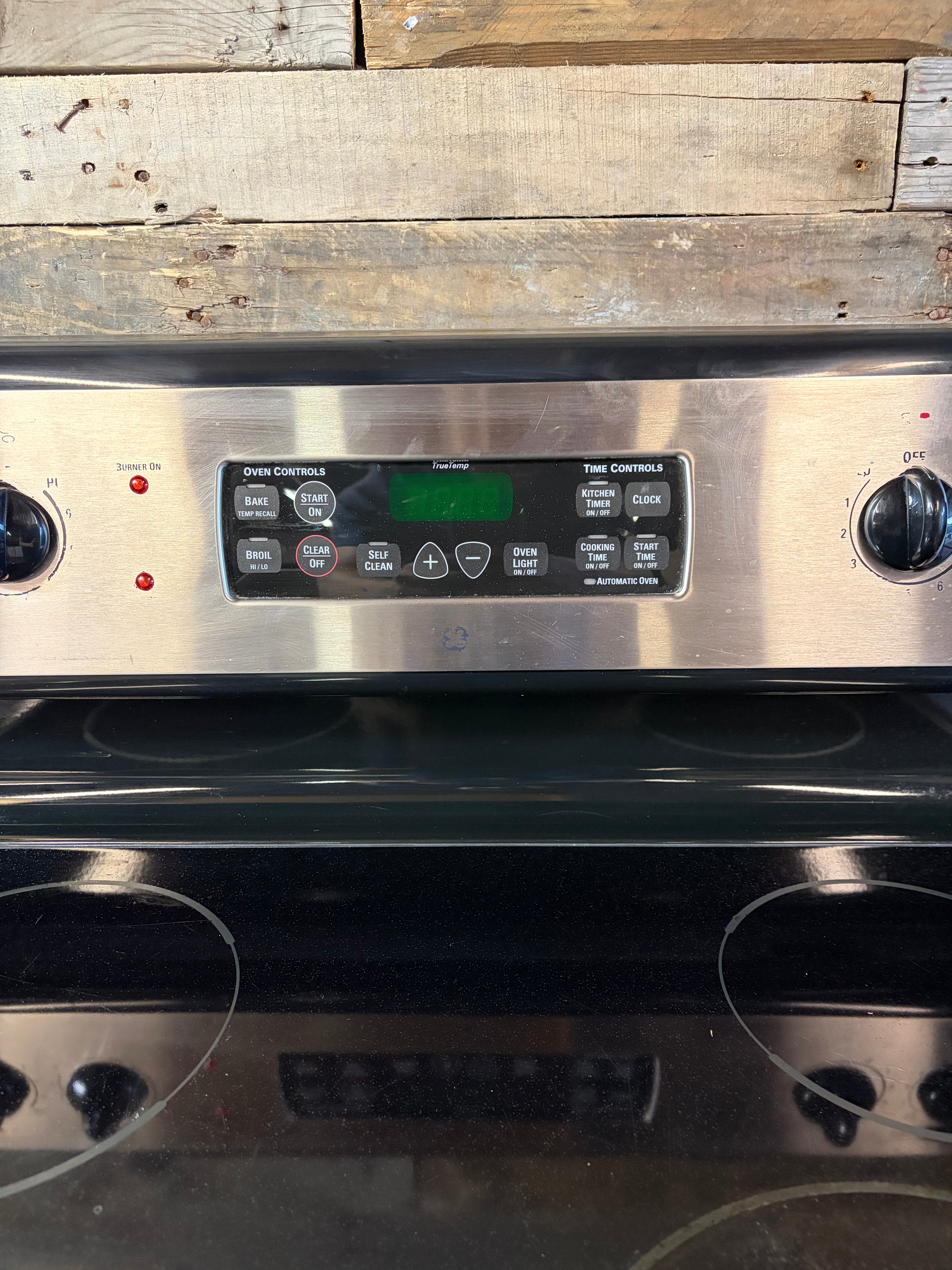 GE Stainless 5 Burner Glass Top Range