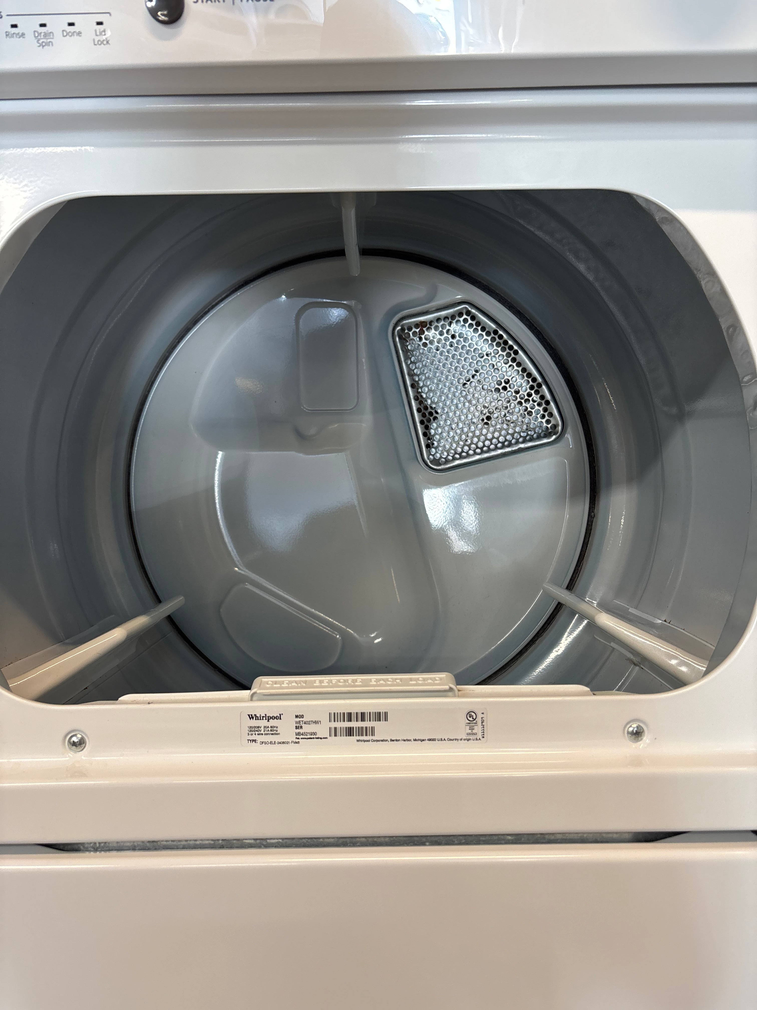 Whirlpool Laundry Center