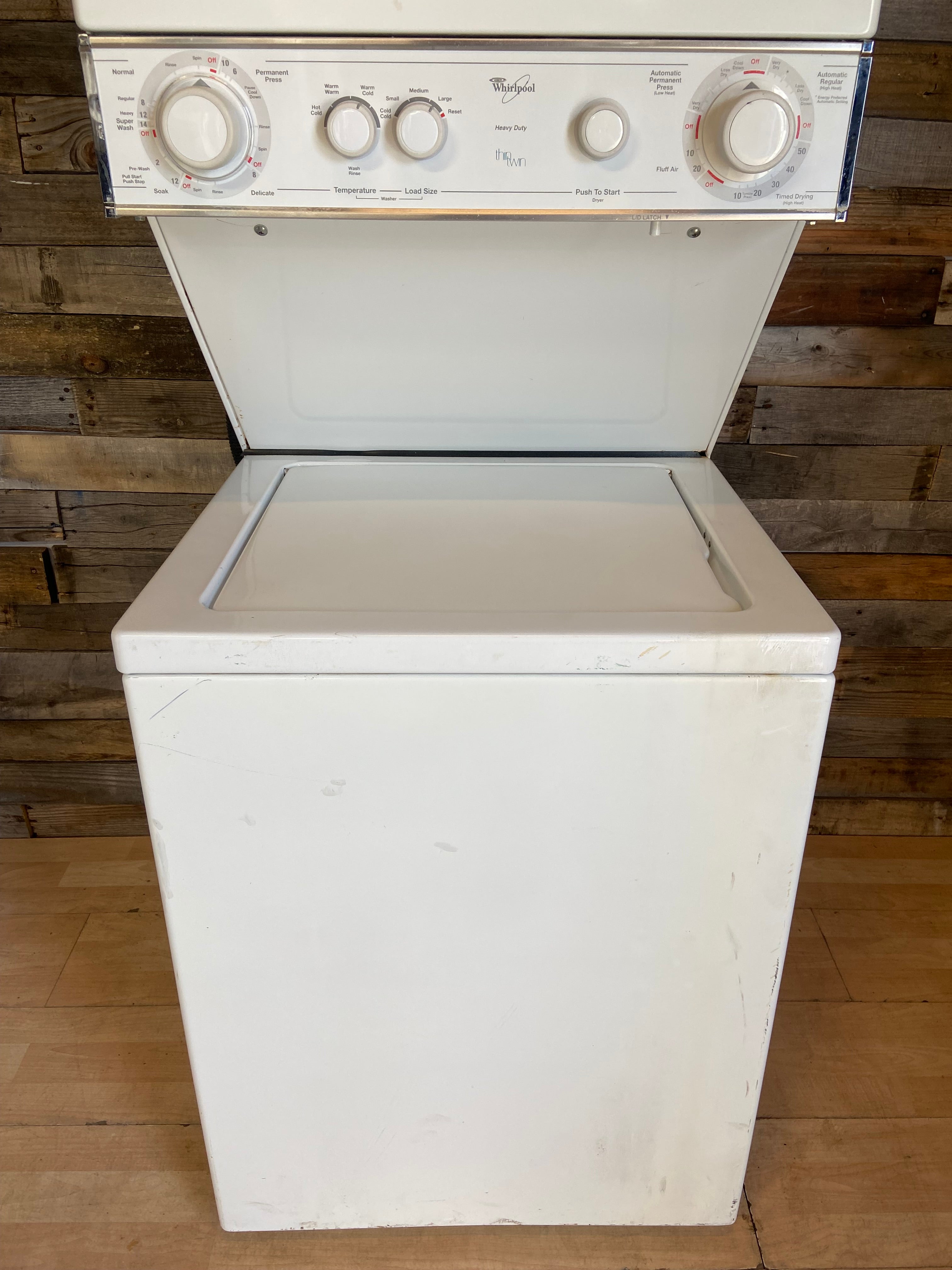 Whirlpool 24” 240v Thin Twin Stackable