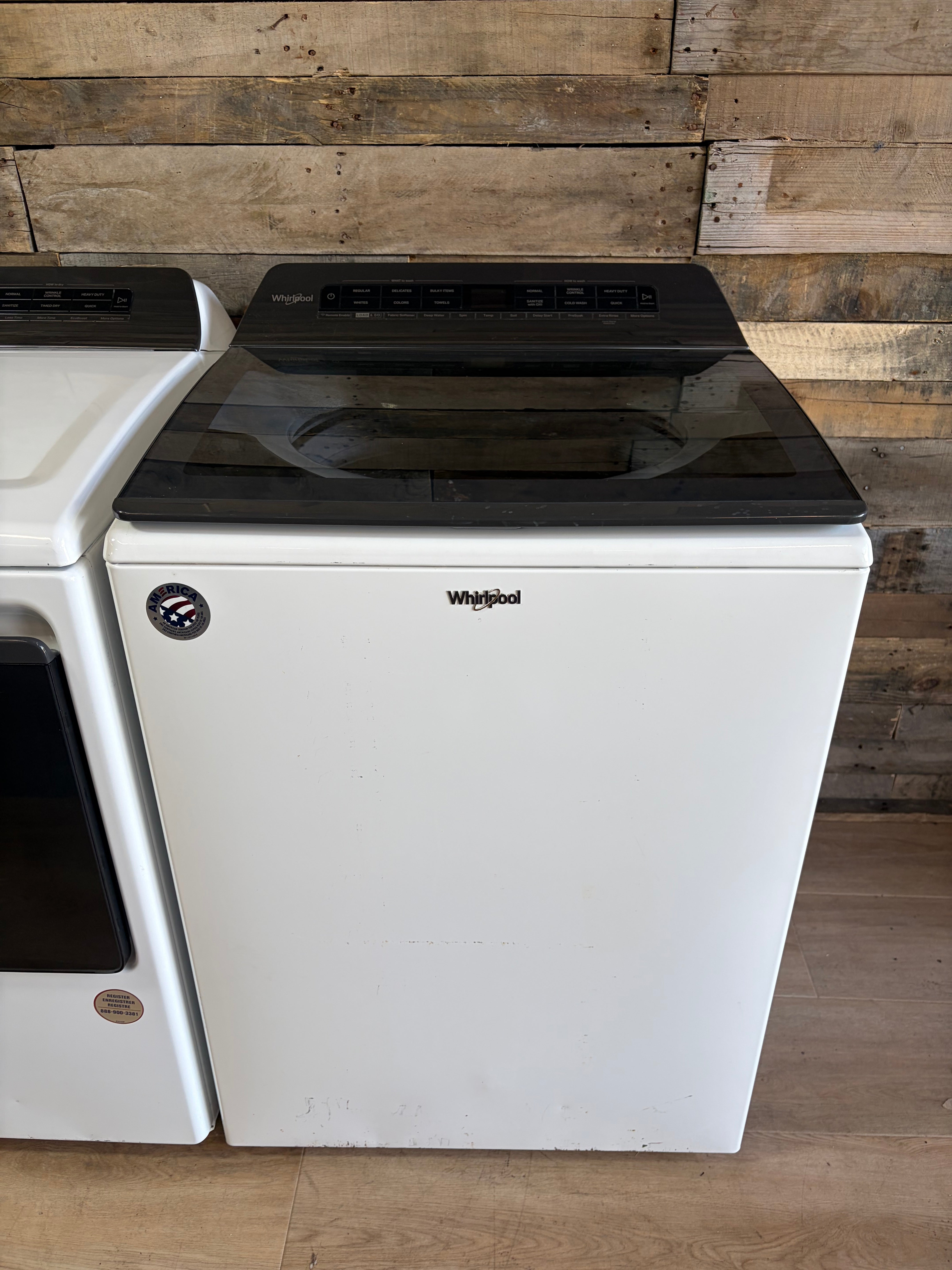 Whirlpool Glass Door Load N Go Top Load Set