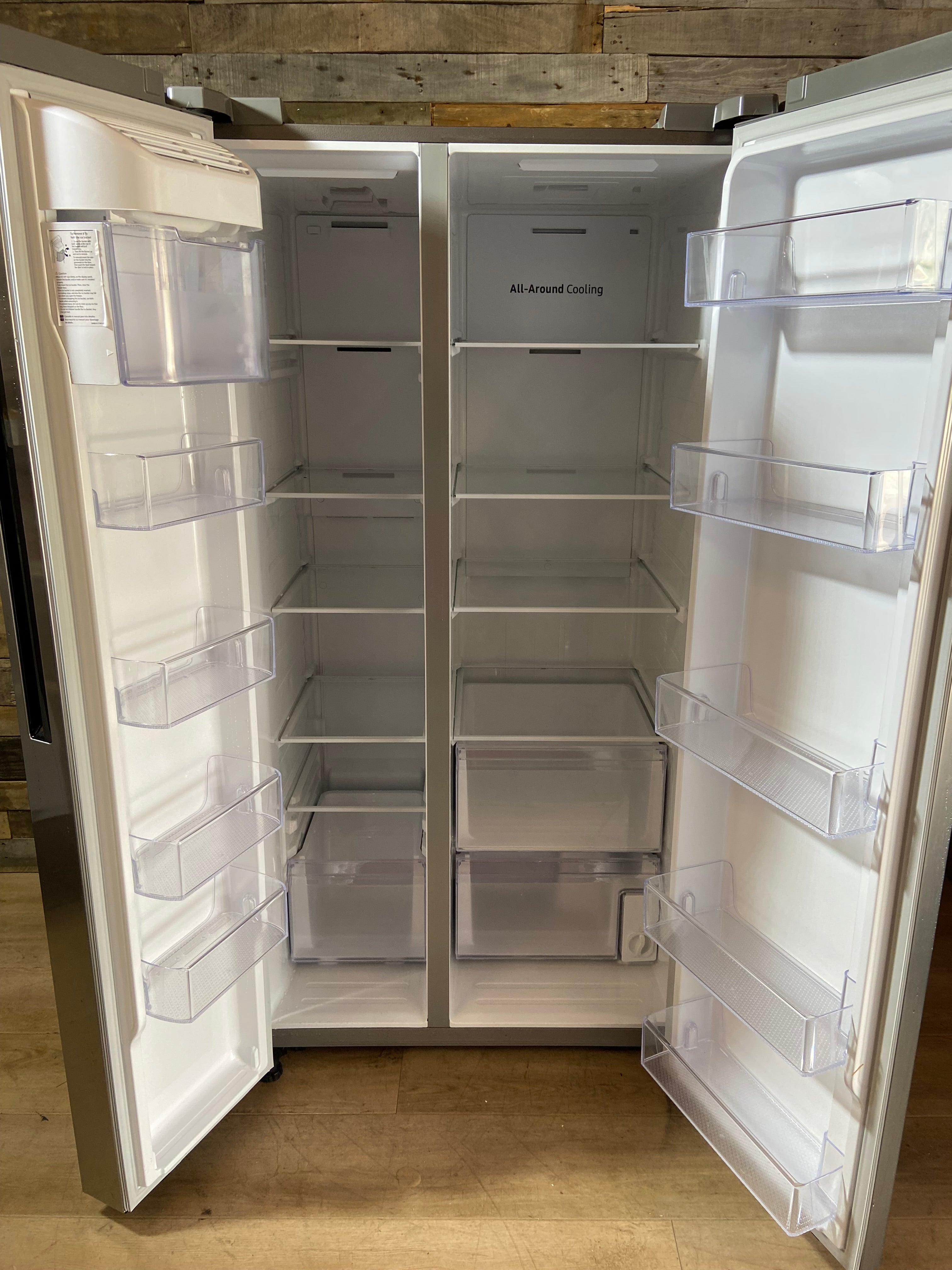Samsung 28 Cu. Ft. Side-by-Side Refrigerator – Stainless Steel – SmartThings – RS28A500ASR