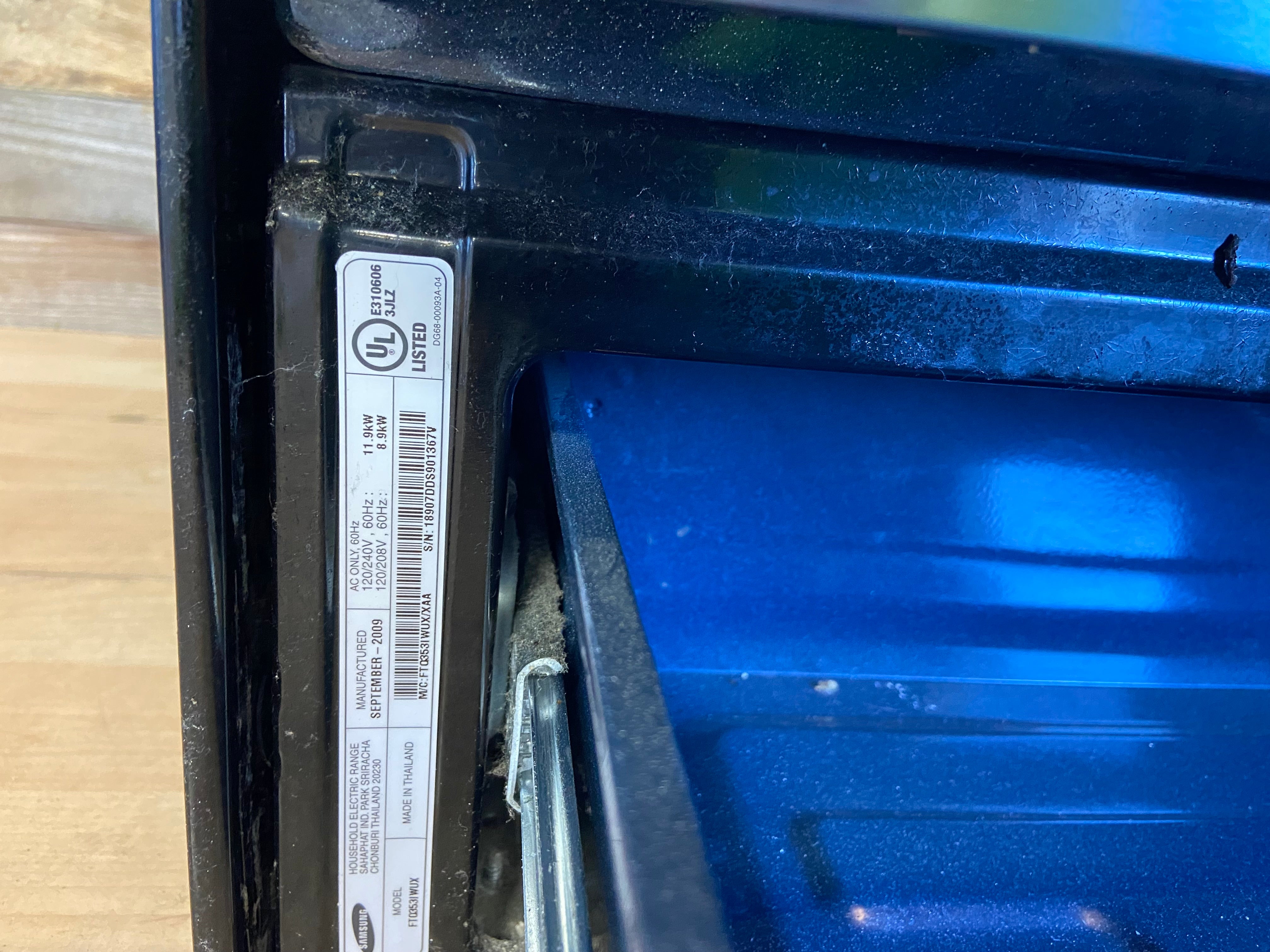 Samsung Stainless 5 Burner Convection Range