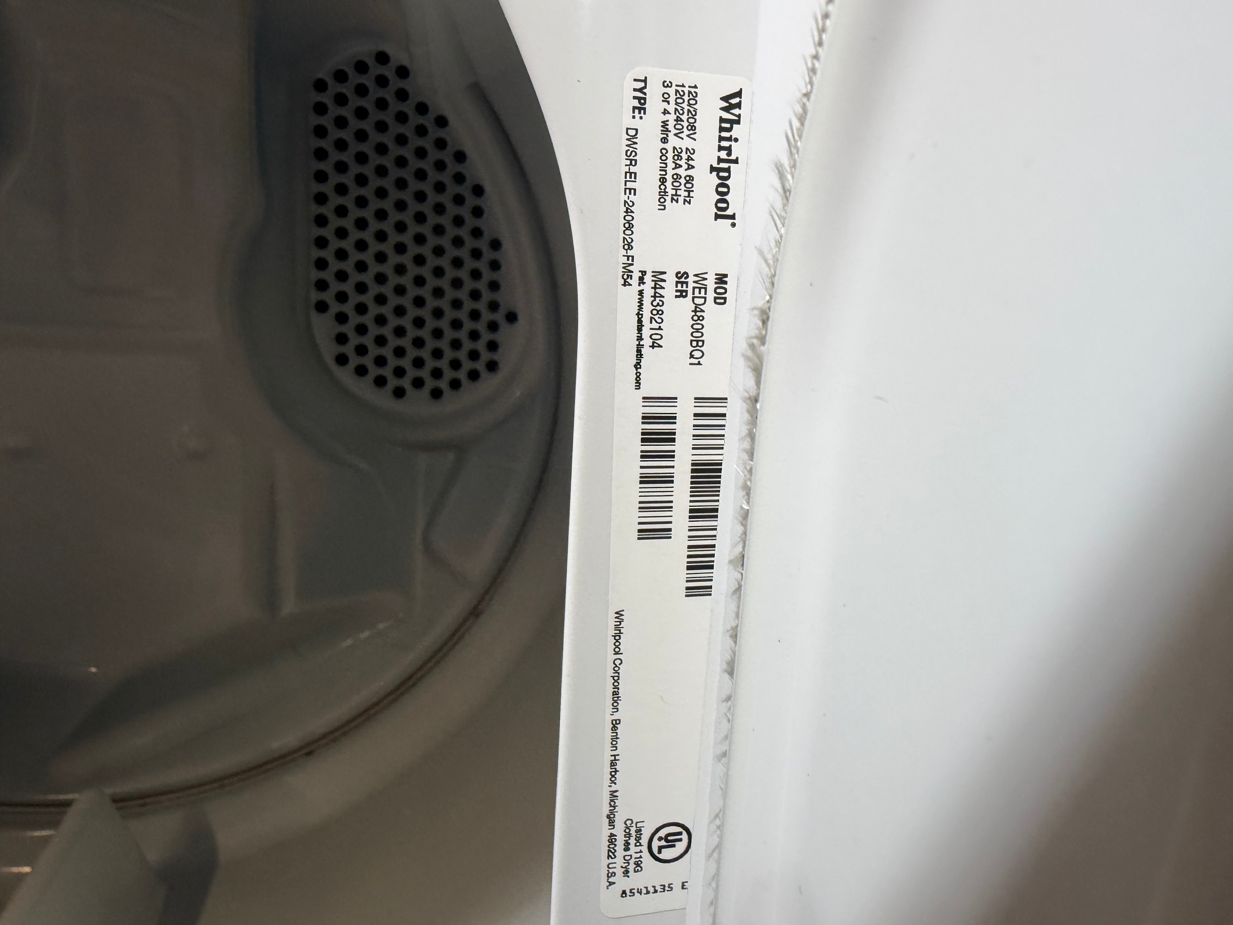 Whirlpool Grey Face Top Load Set