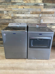 Maytag Grey Large Capacity Washer & Dryer Set