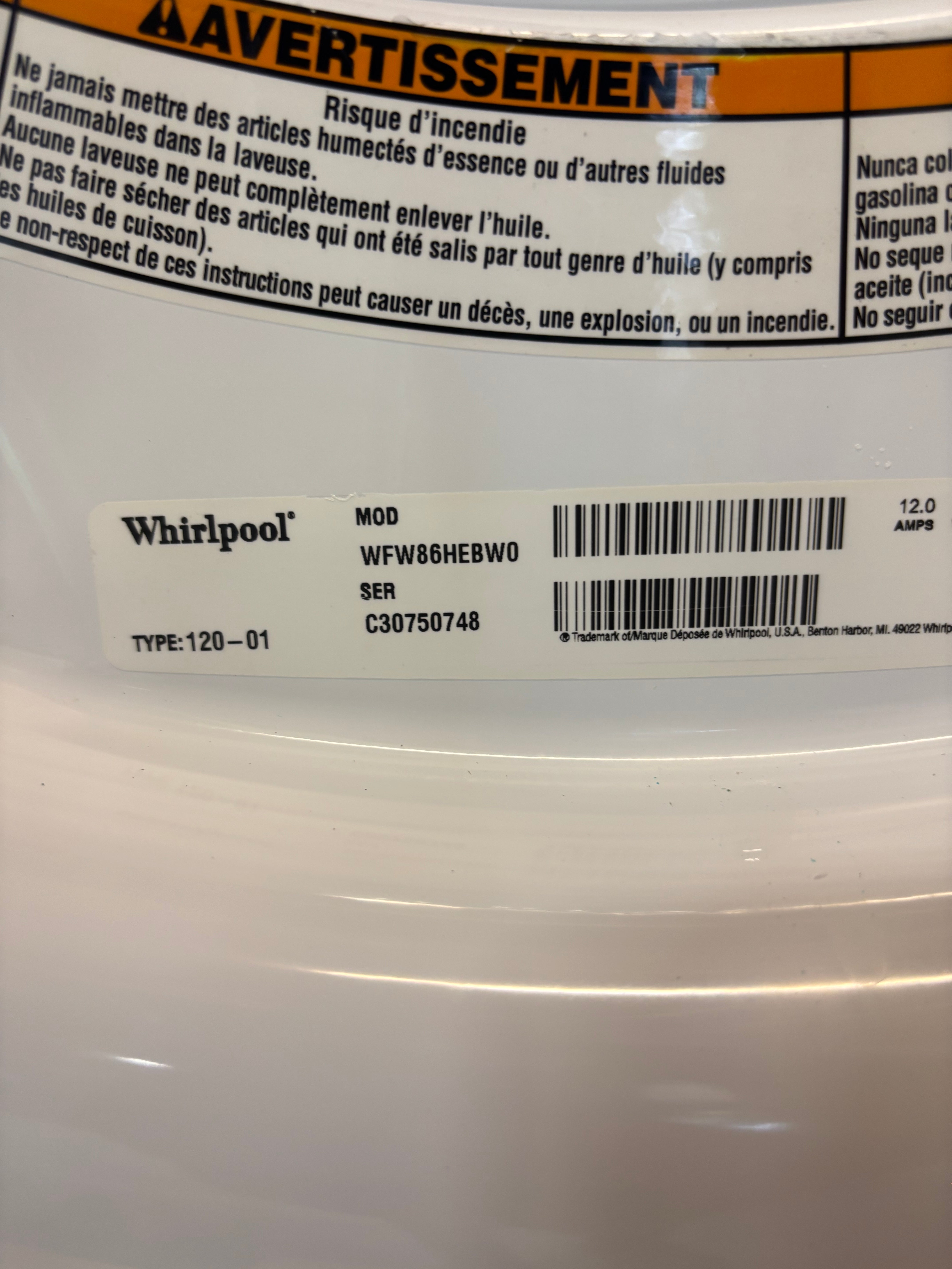 Whirlpool Duet Pedestal Set