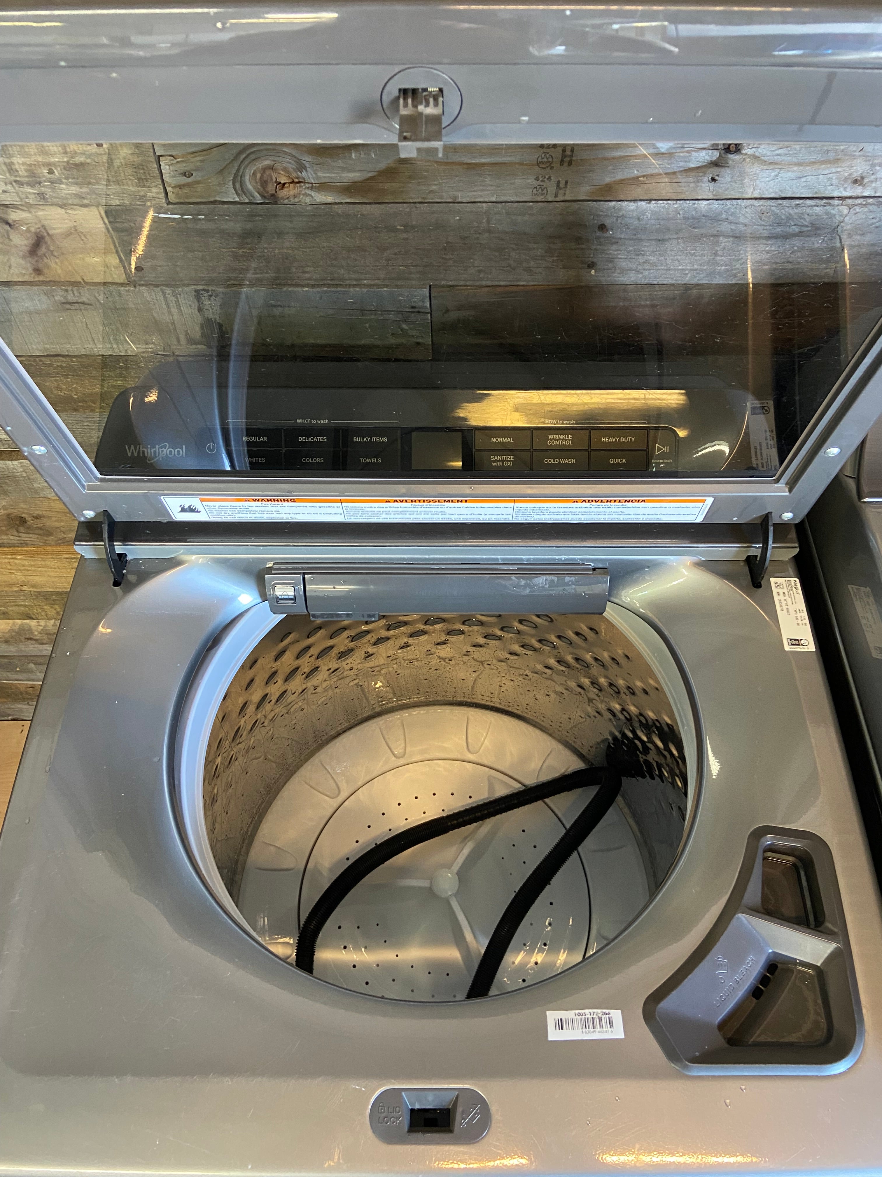 Whirlpool Grey Top Load Set