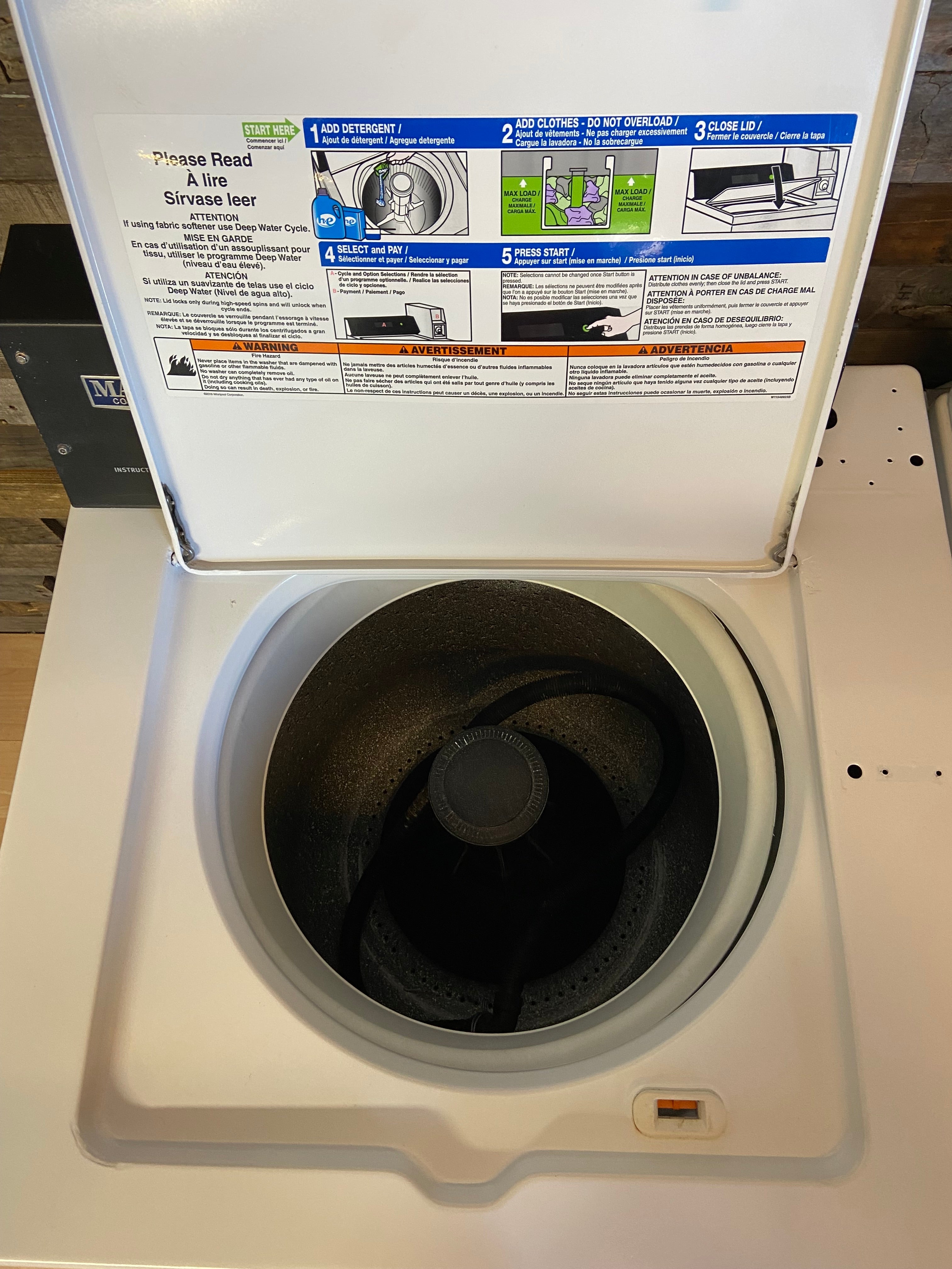 Maytag Commercial Top Load Set