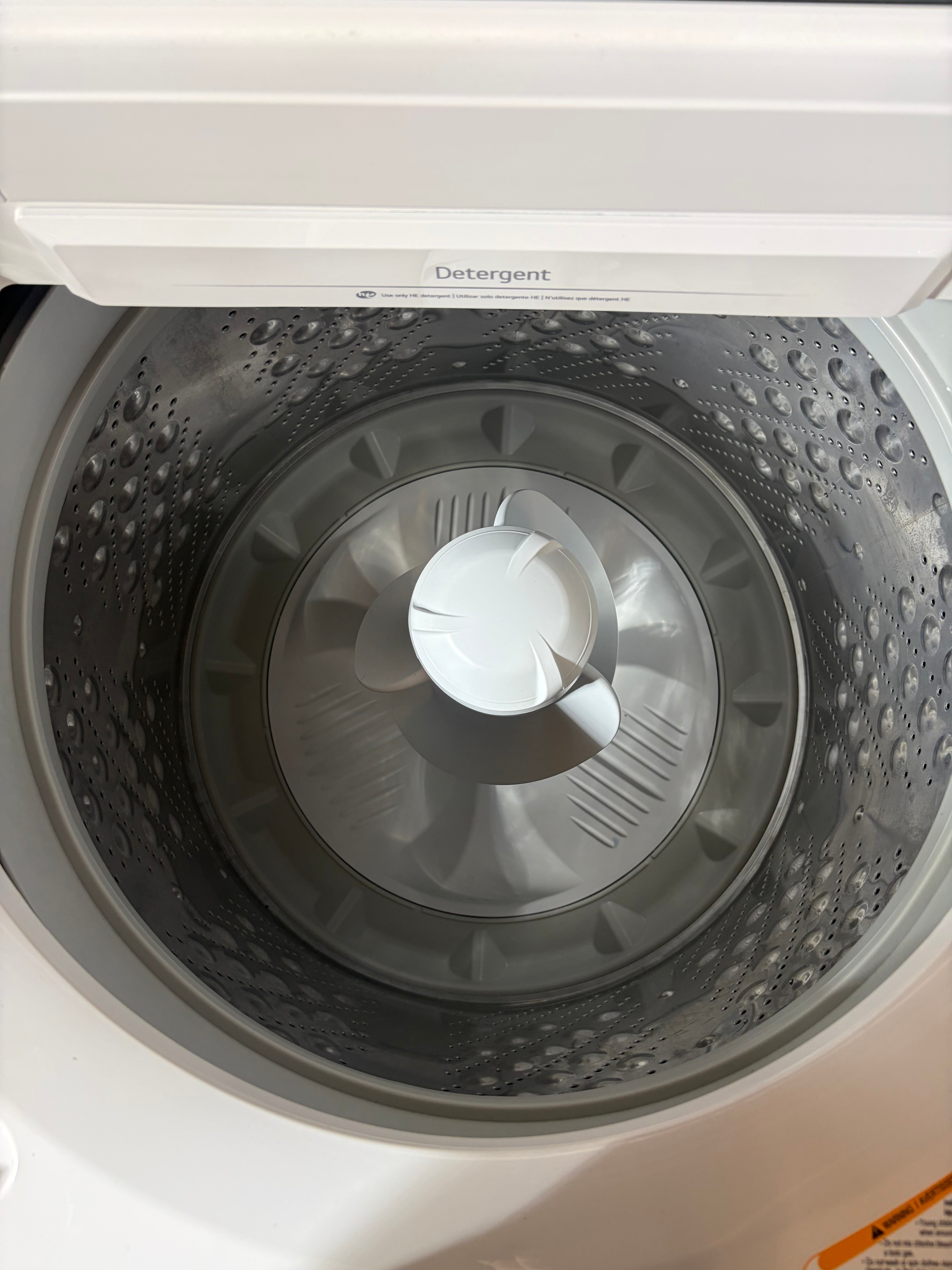 LG 4.8 Cu. Ft. Alpine White Agitator Top Load Washer with EasyUnload™ & AI Sensing