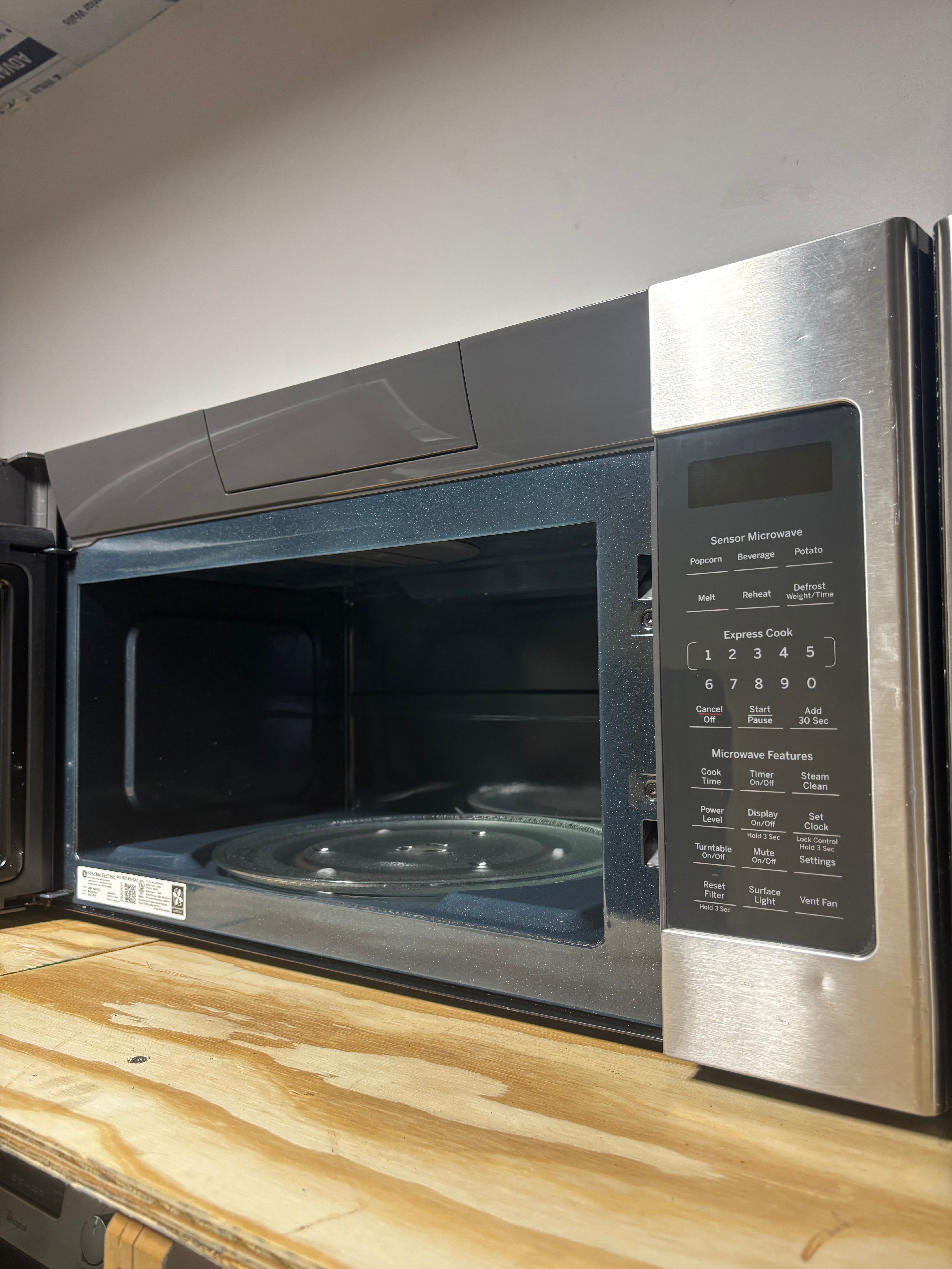GE Stainless Microwave