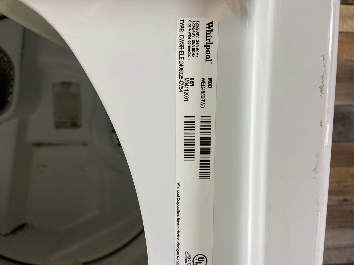 Whirlpool Large Capacity Dryer