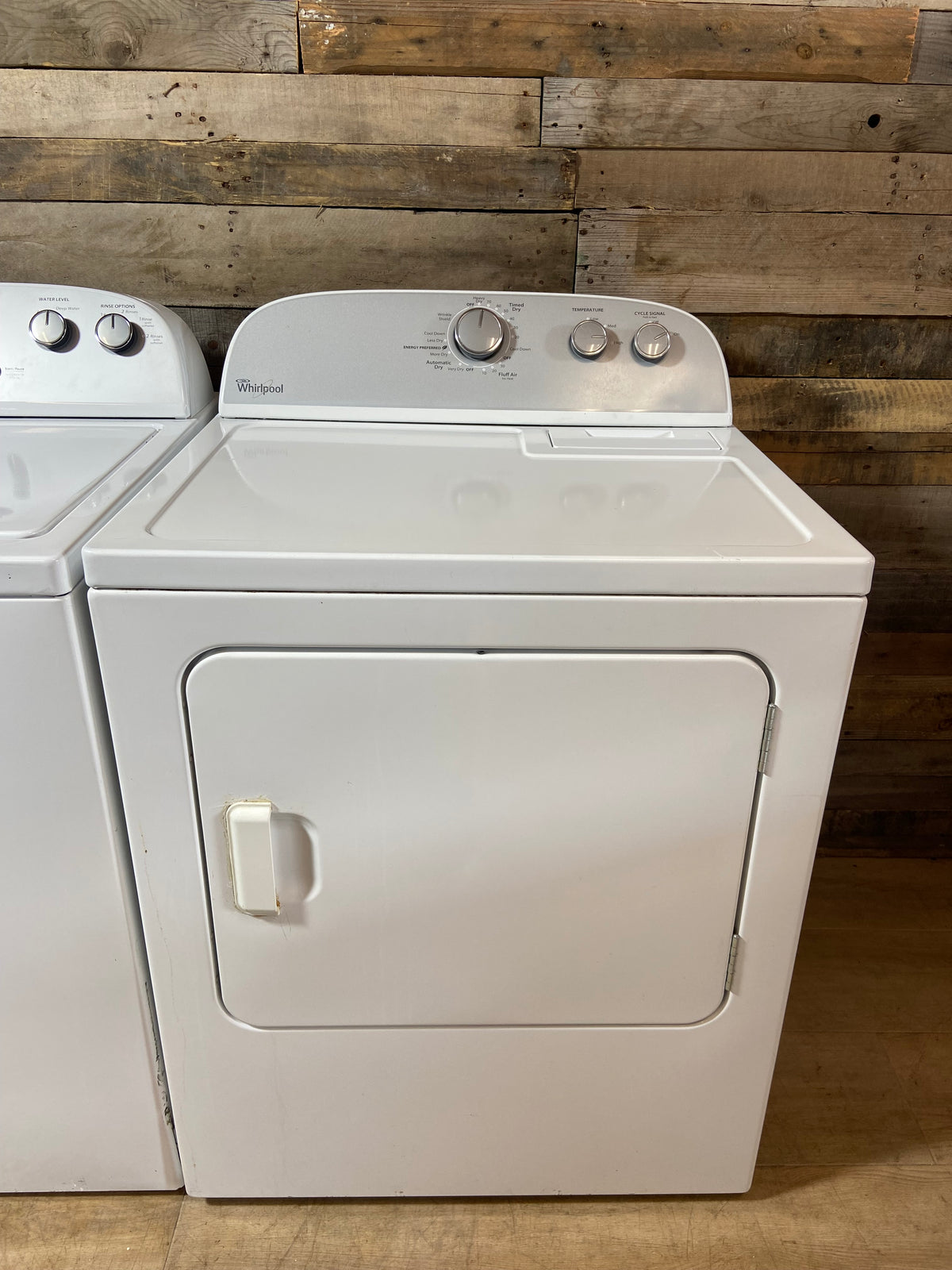 Whirlpool Top Load Washer & Dryer Large Capacity Stainless Steel Tub Set