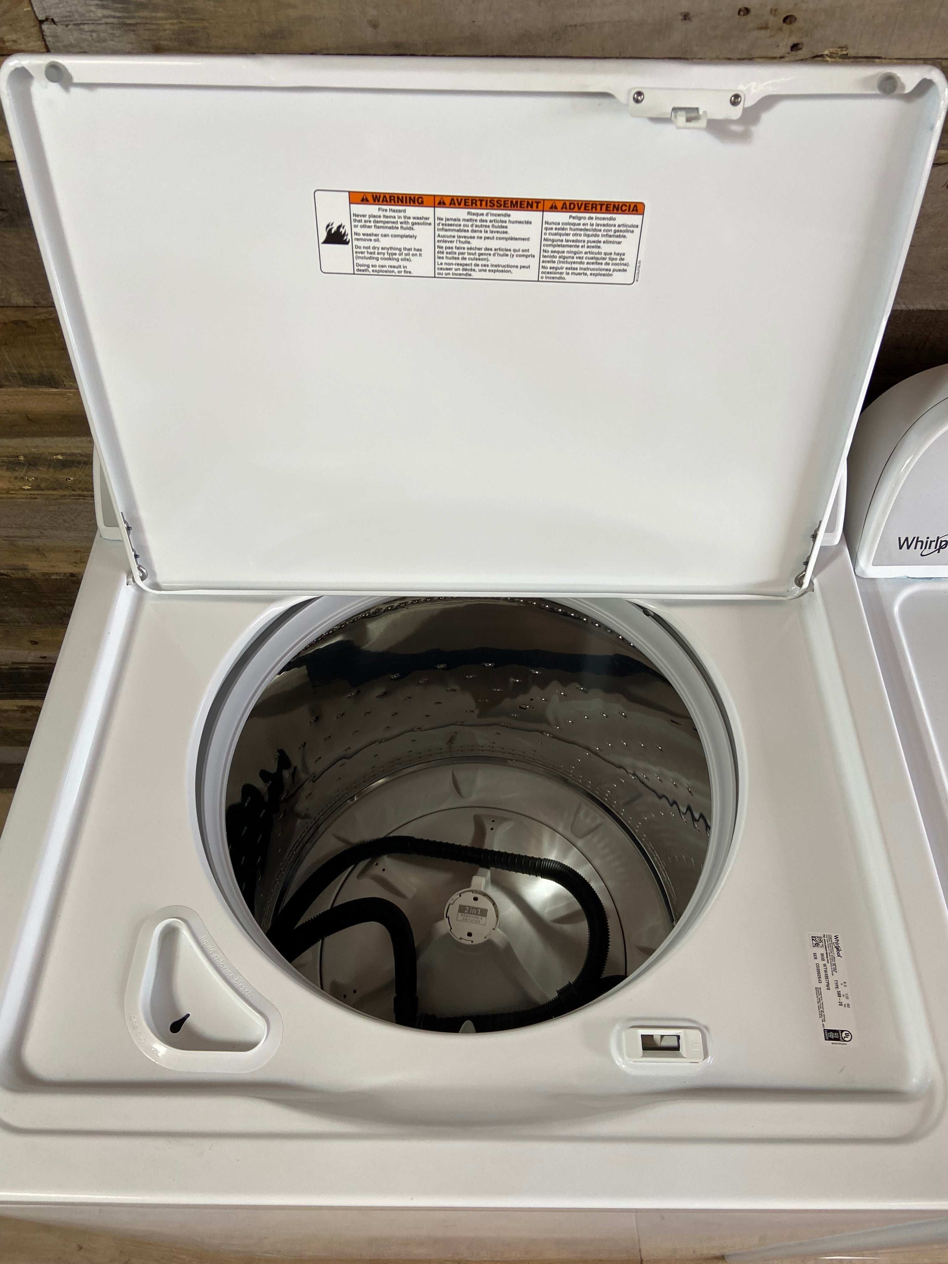 Whirlpool Grey Face 2 In 1 Removable Agitator Top Load Washer