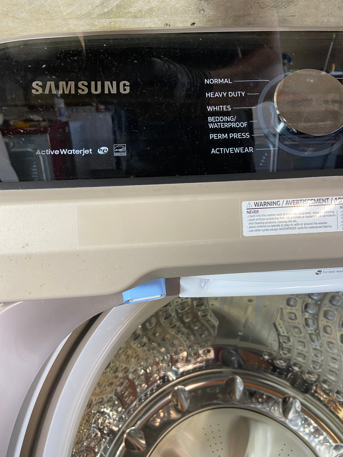 Samsung Top Load Bronze Extra Large Capacity Washer