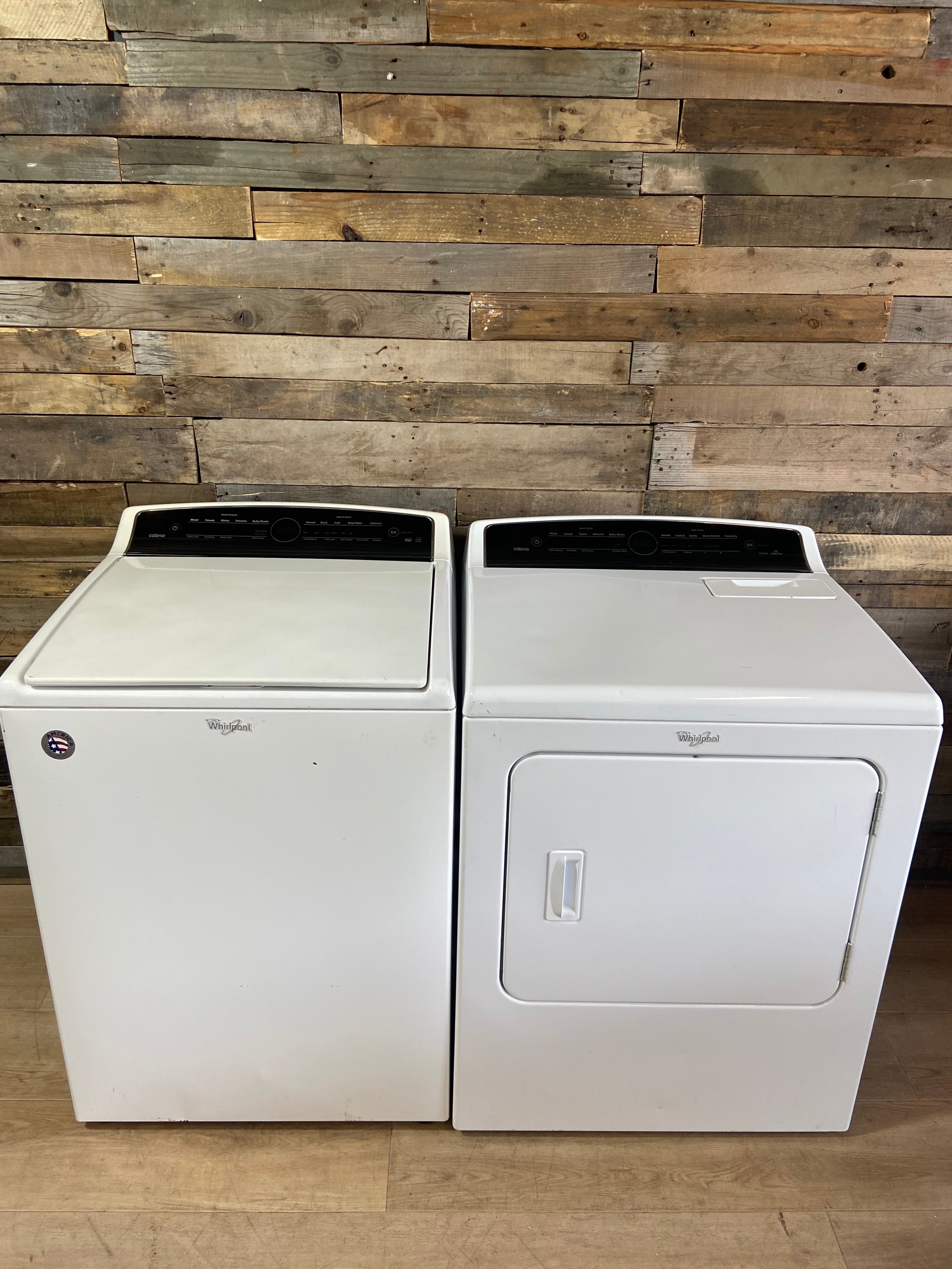 Whirlpool Cabrio Top Load Set