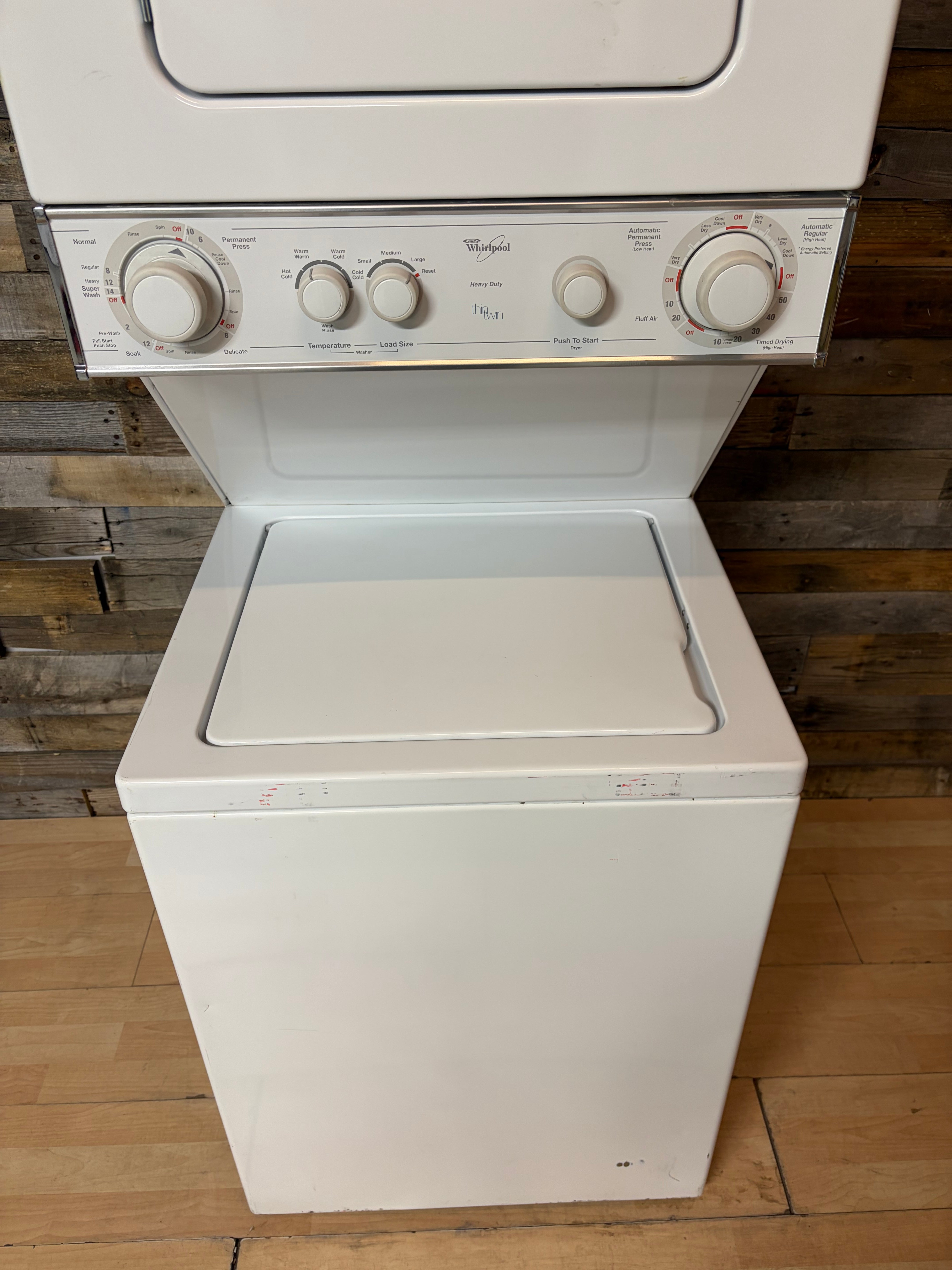 Whirlpool ThinTwin 24 in 240v Stackable