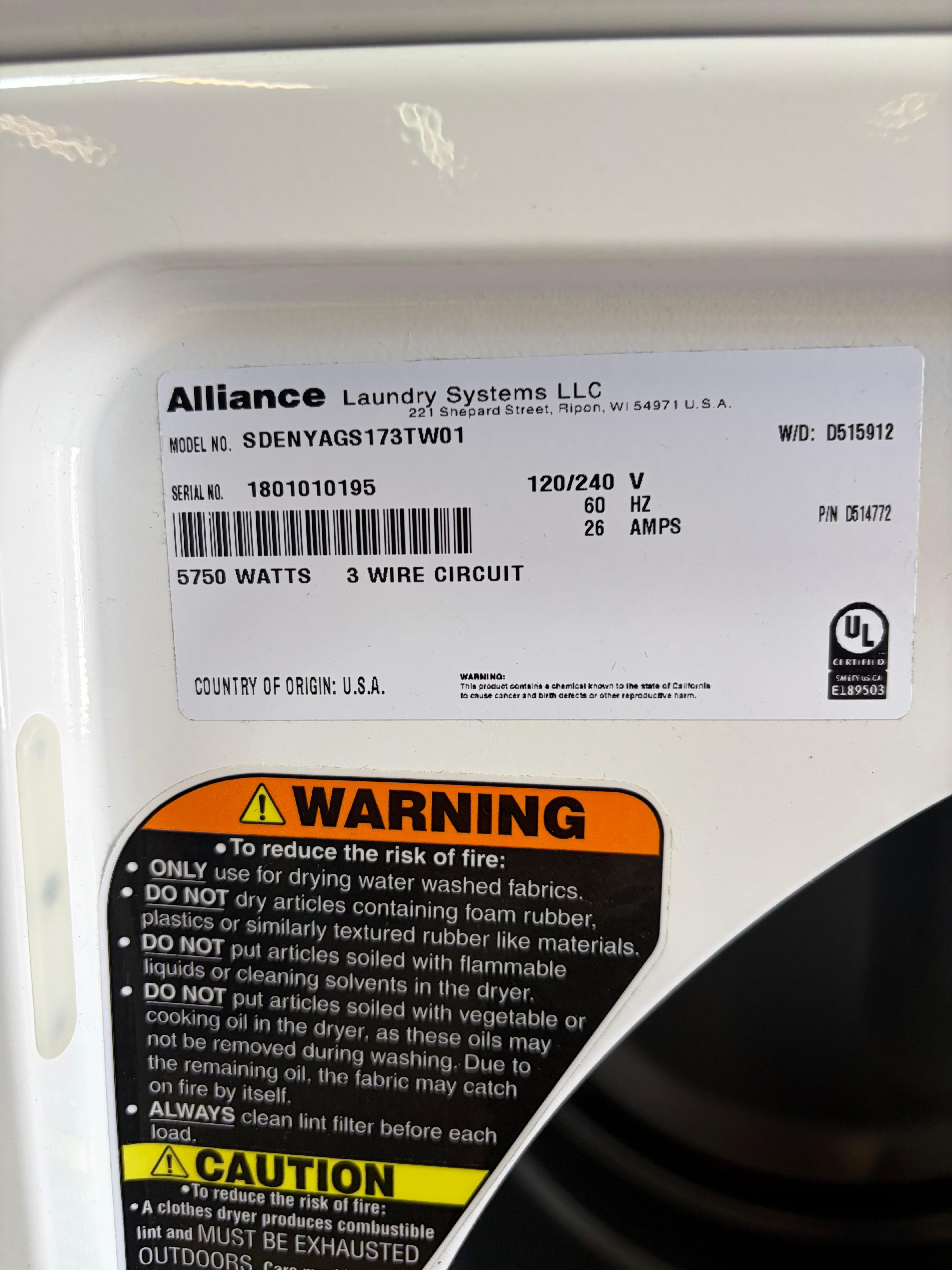 SpeedQueen Commercial Washer Dryer Set