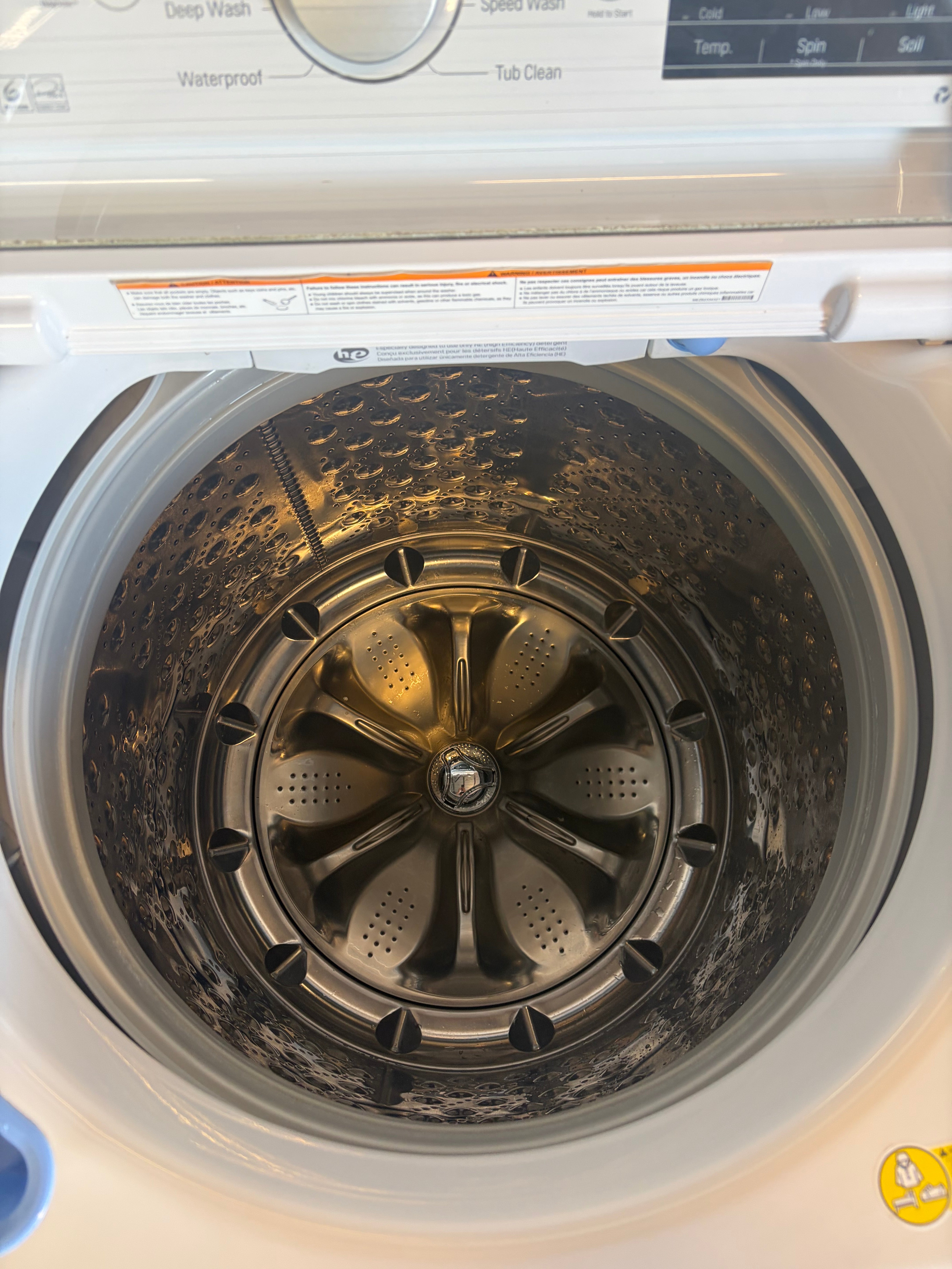 LG Samsung White Top Load Set