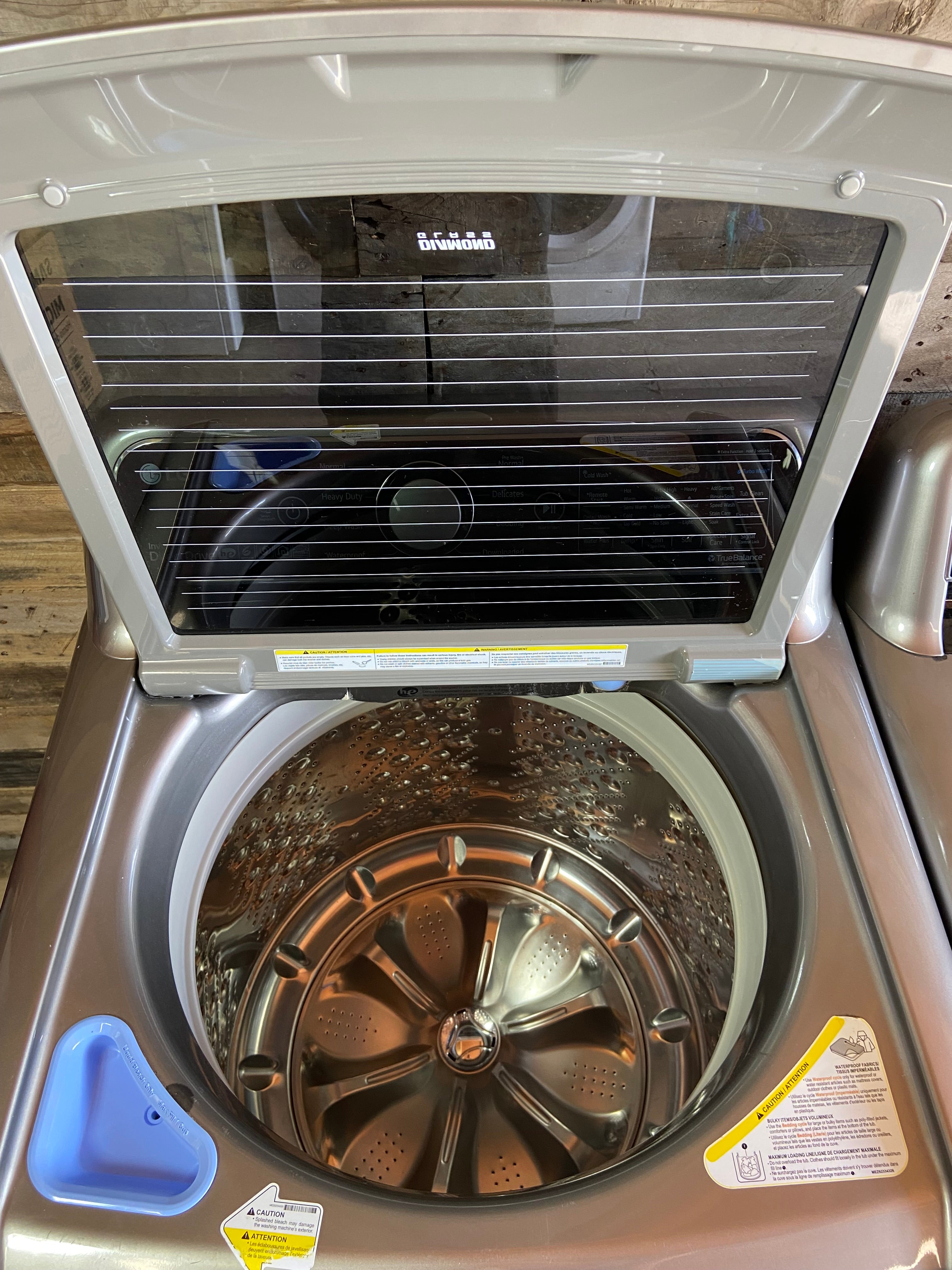 LG Grey Direct Drive Top Load Set