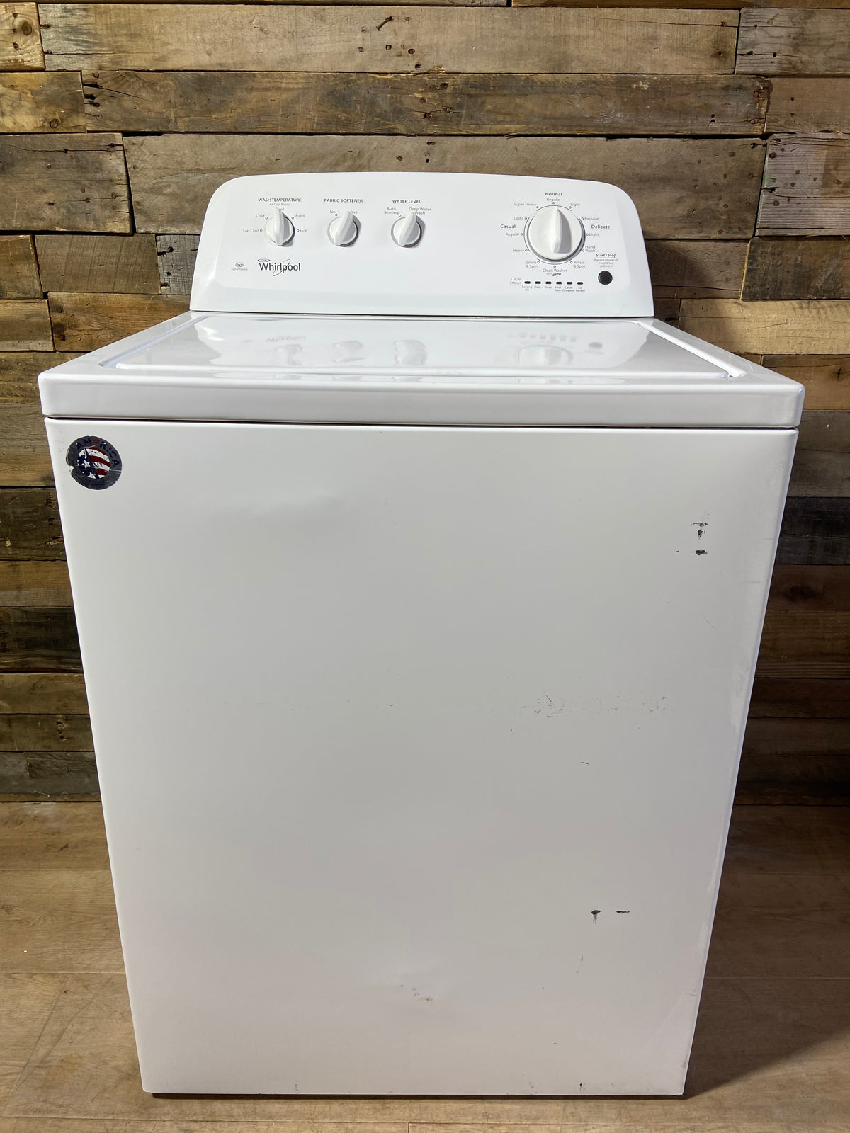 Whirlpool Top Load White Panel Washer