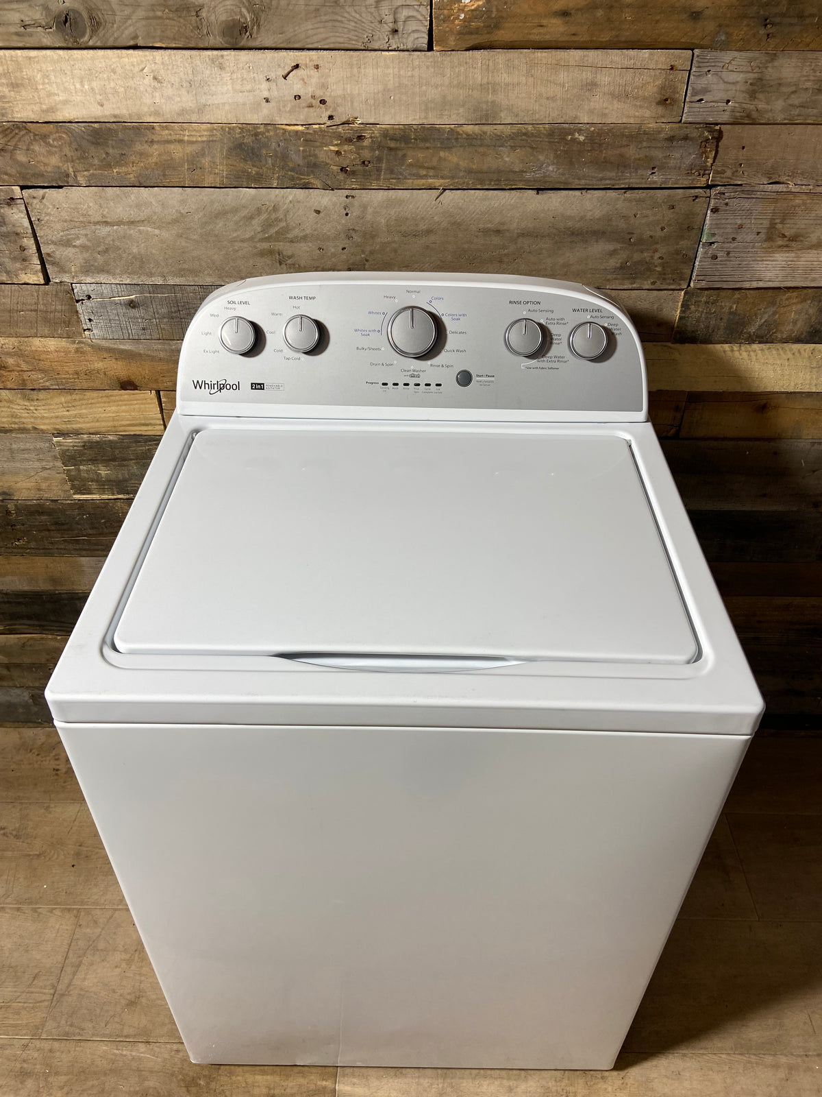 Whirlpool Large Capacity 2in1 Removable Agitator Top Load Washer