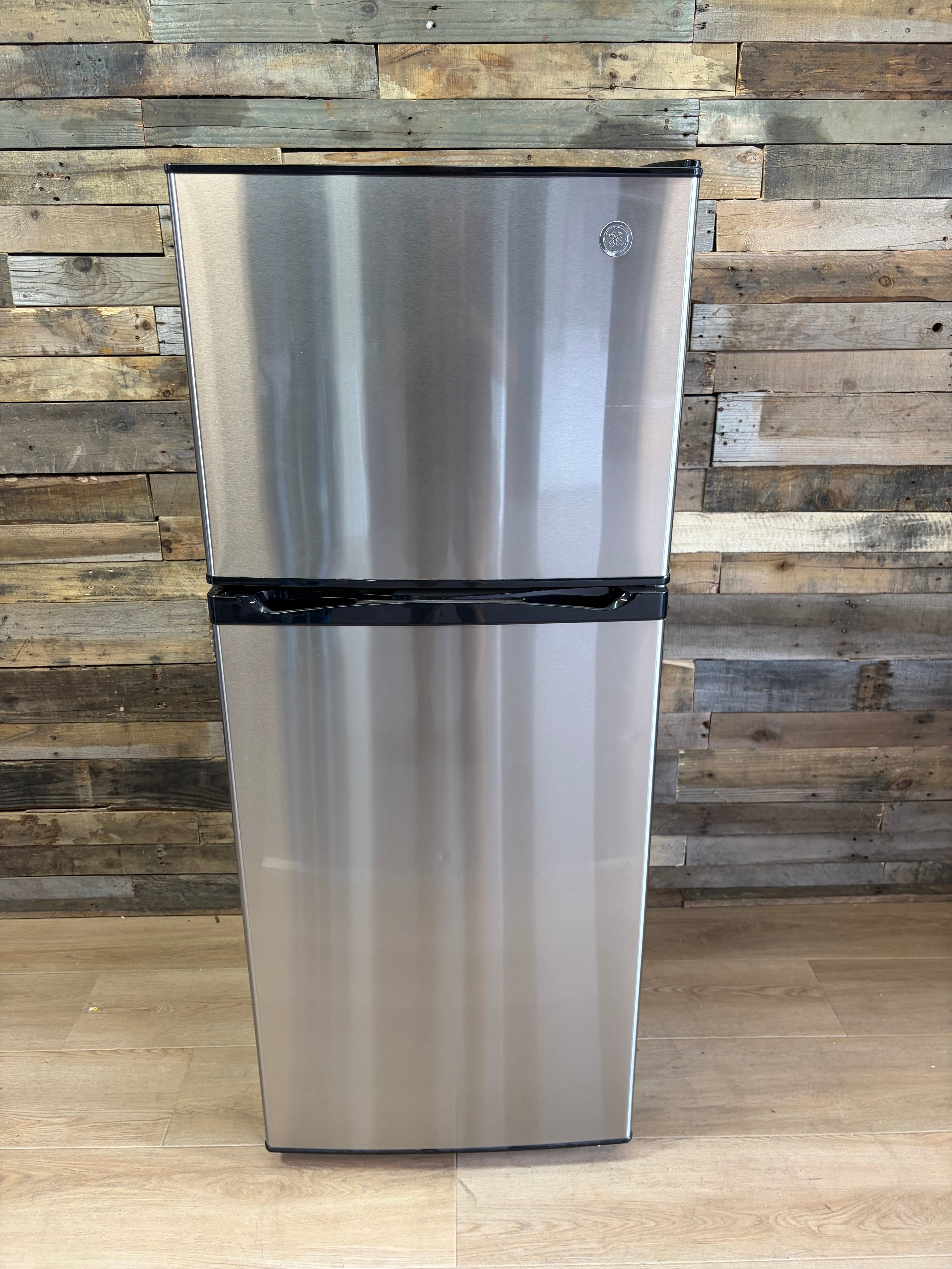 GE Stainless 24 Inch Top Bottom Fridge
