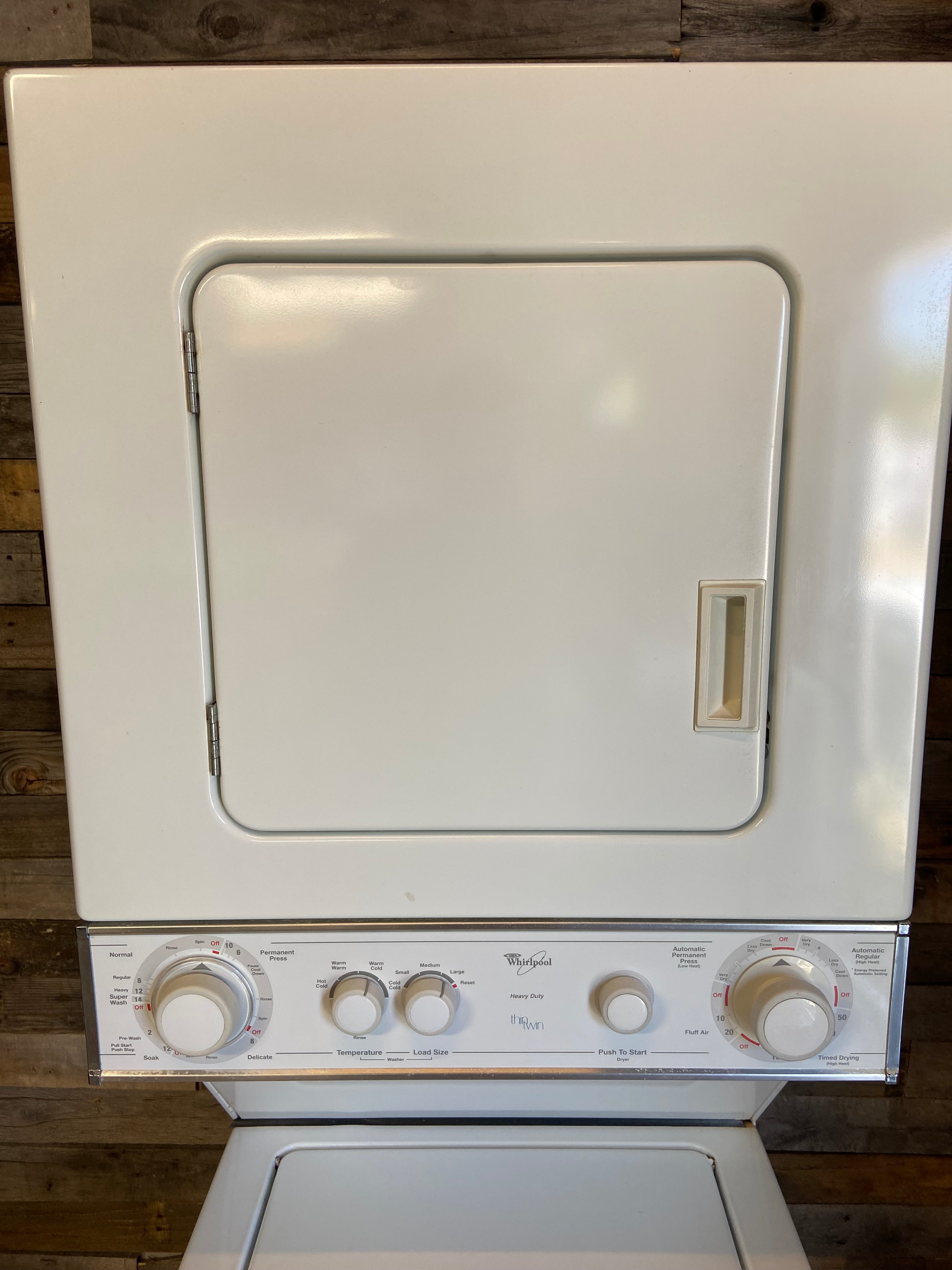 Whirlpool 24” Thin Twin Stackable 240v