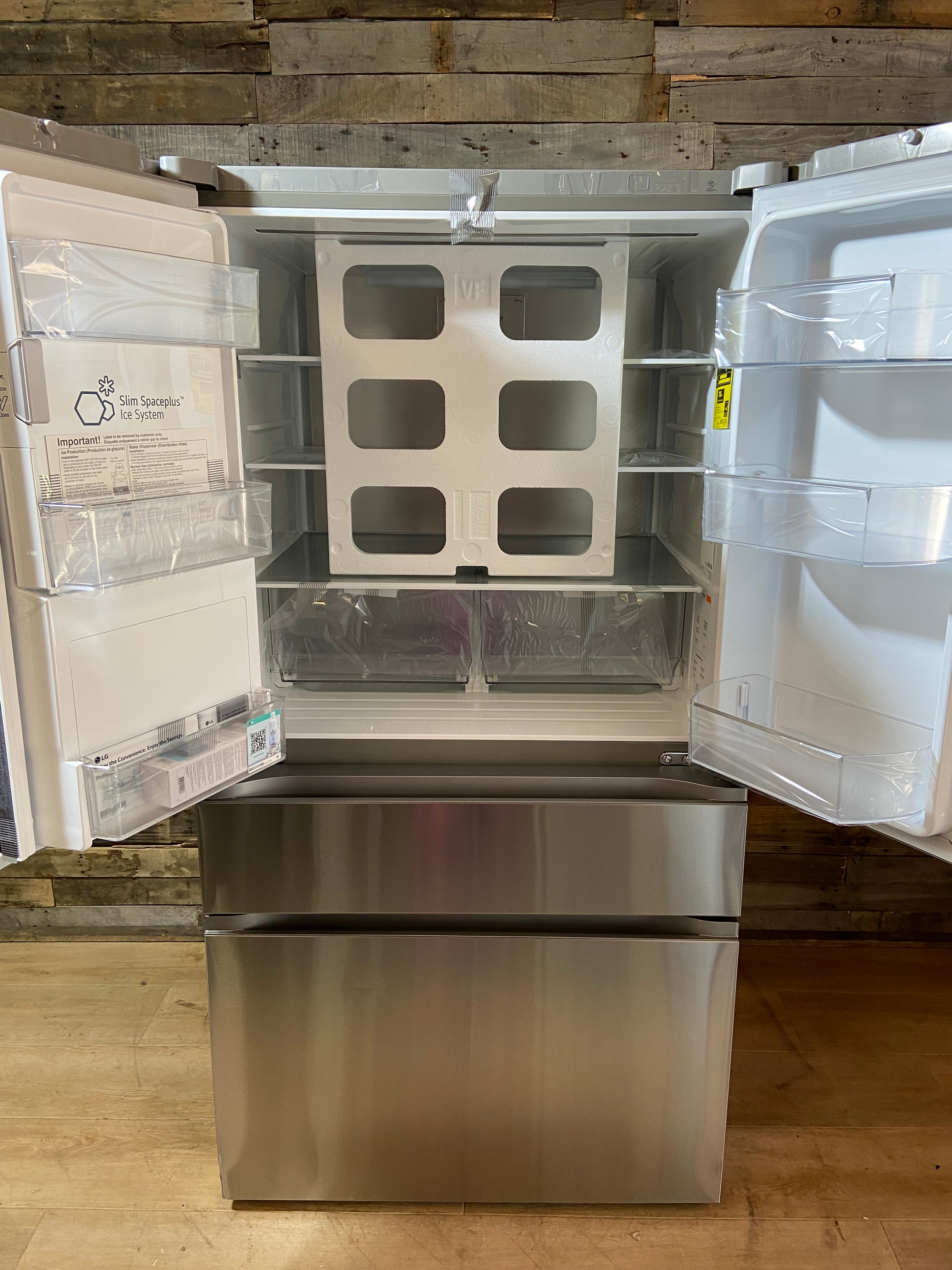 LG 29 Cu. Ft. French Door Refrigerator – Stainless Steel – ThinQ Smart – LF29S8330S