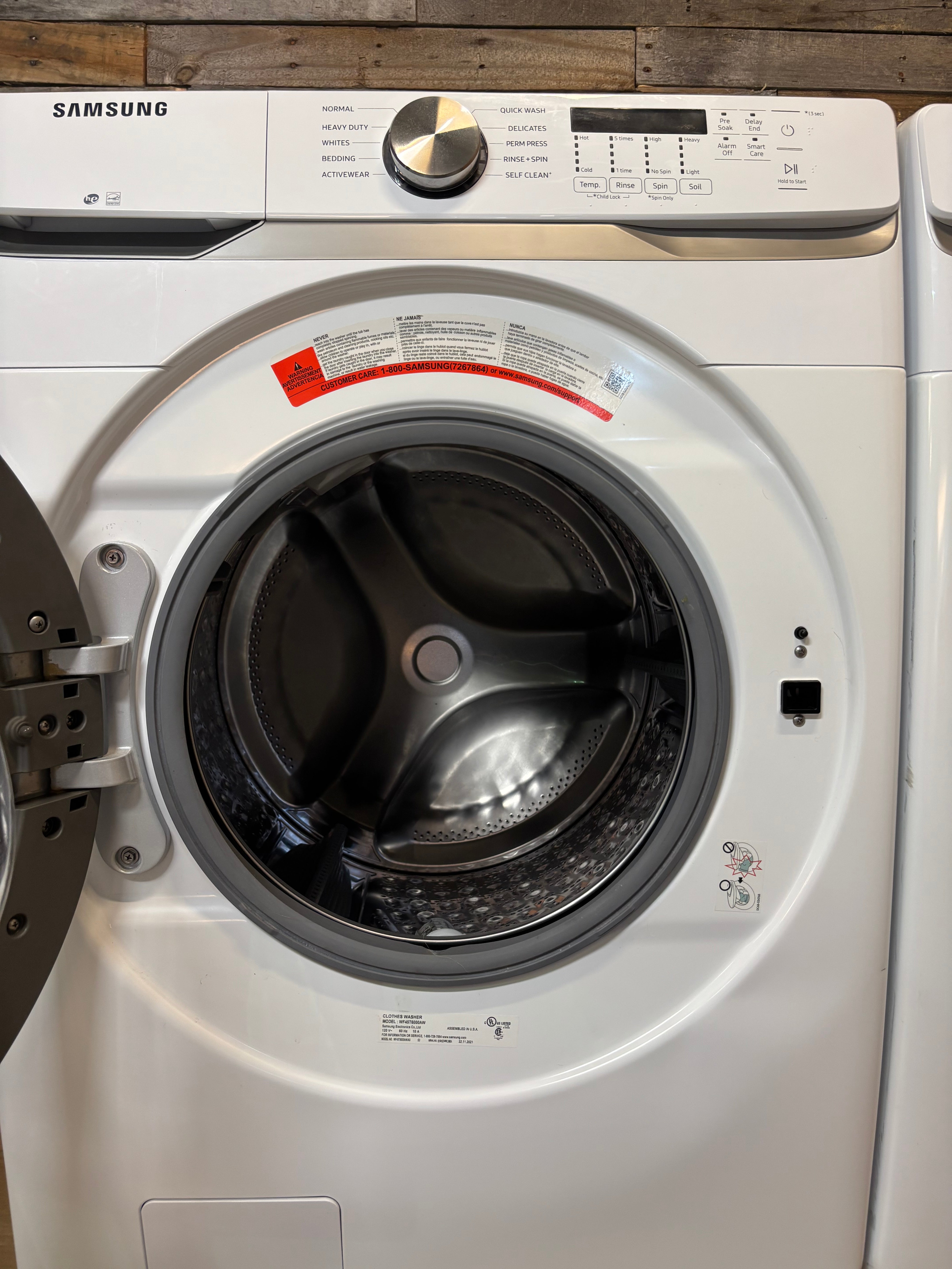 Samsung White Front Load Set