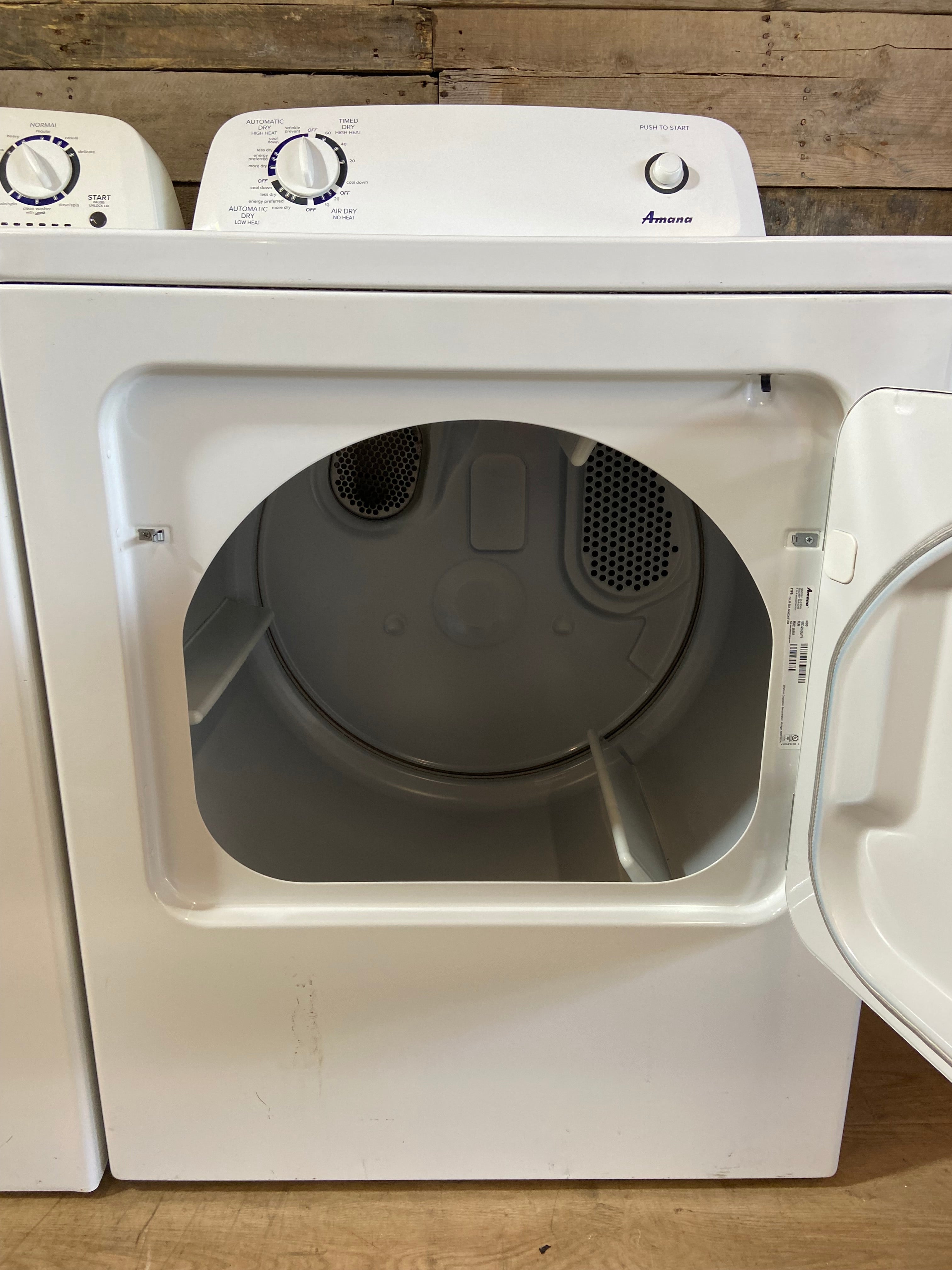 Amana Top Load Washer & Dryer Set