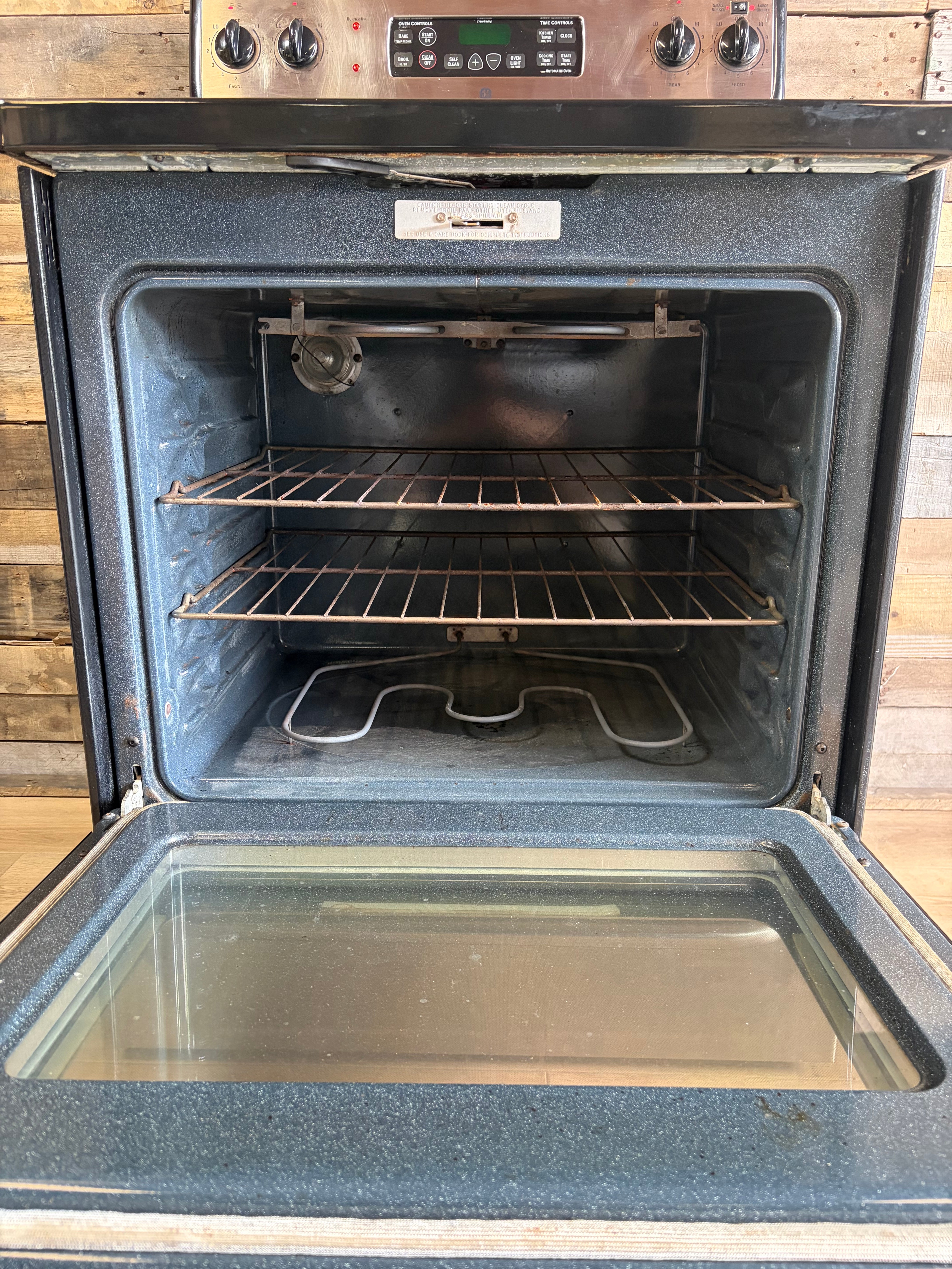 GE Stainless 5 Burner Glass Top Range