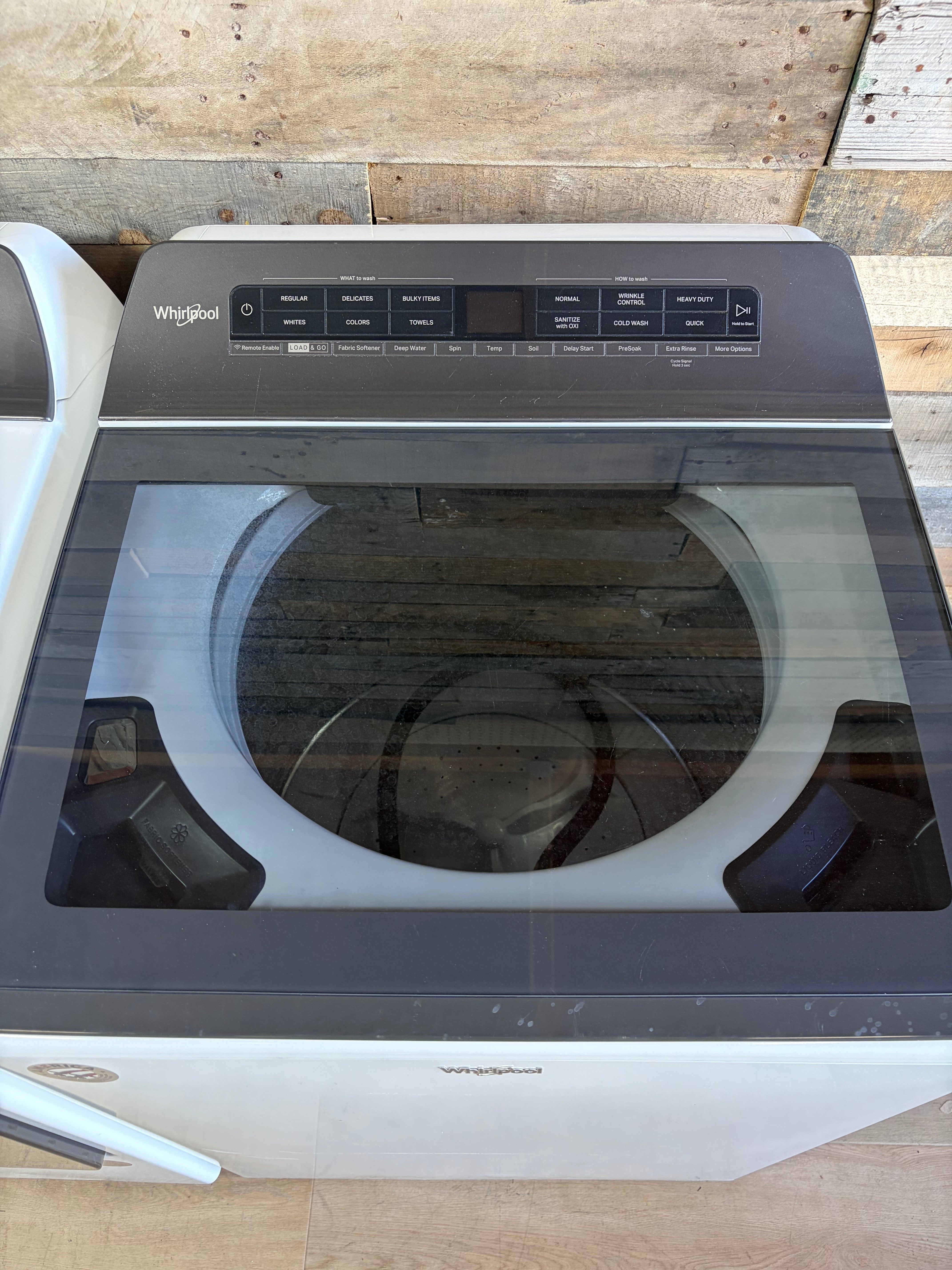 Whirlpool Glass Door Load N Go Top Load Set
