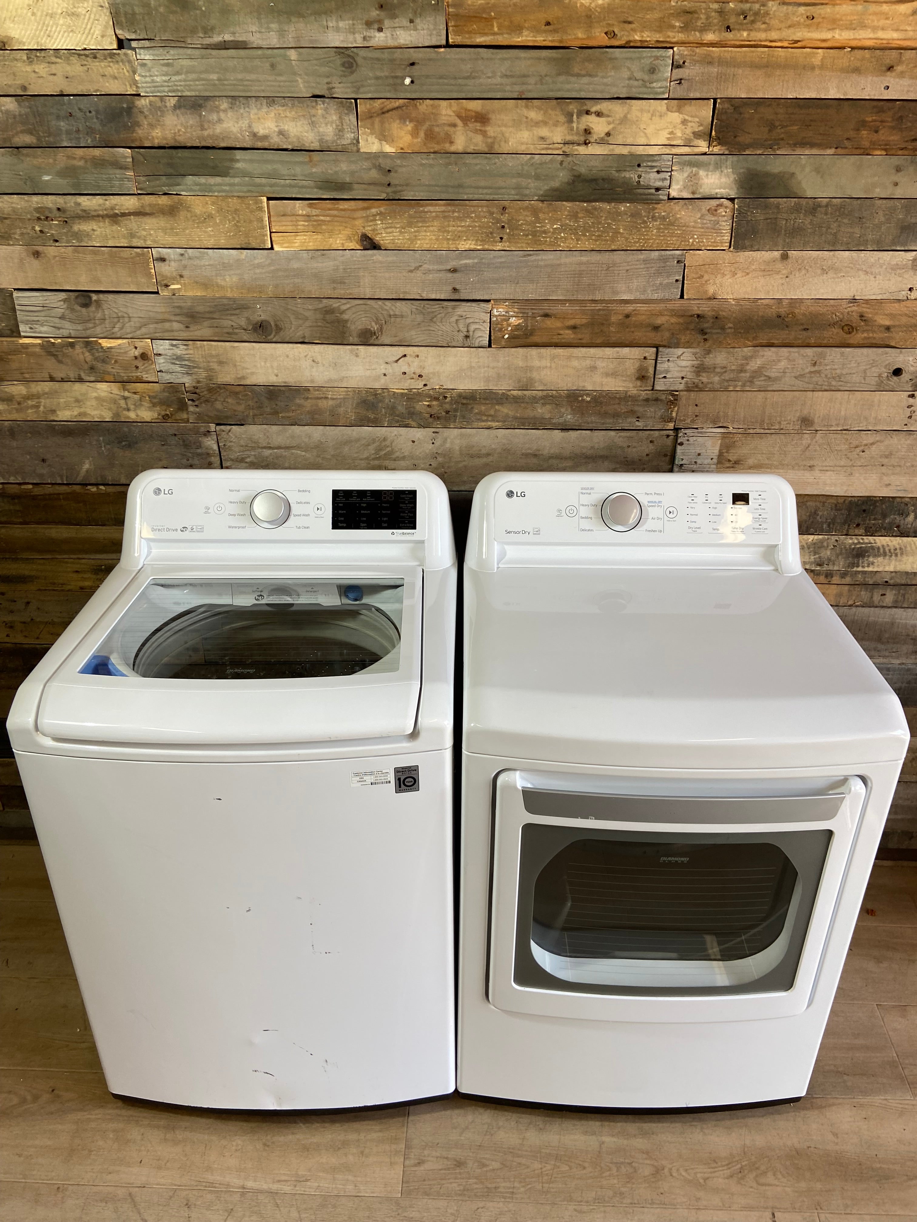 LG Large Capacity Direct Drive Washer & Dryer Set